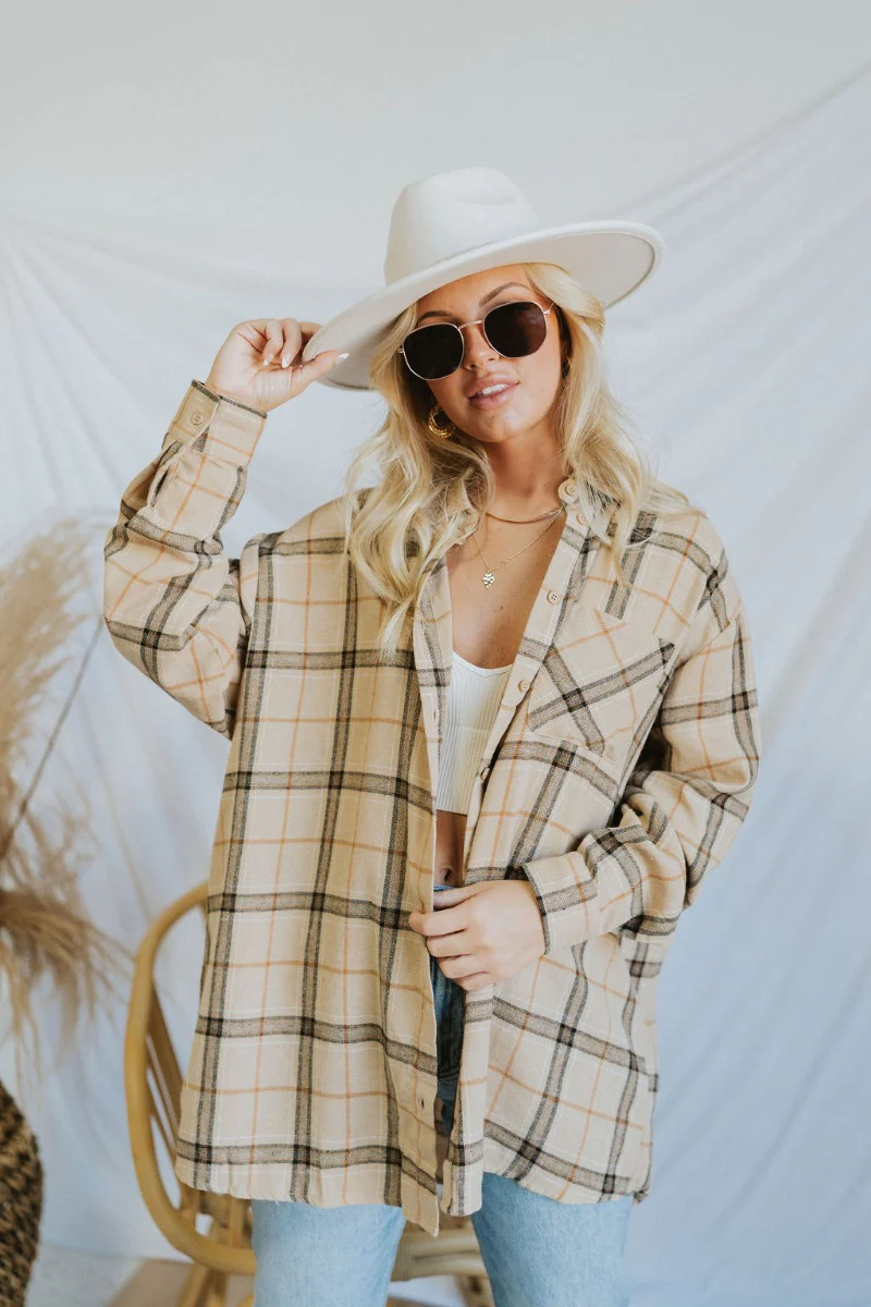 Runaway Weekend Flannel Top