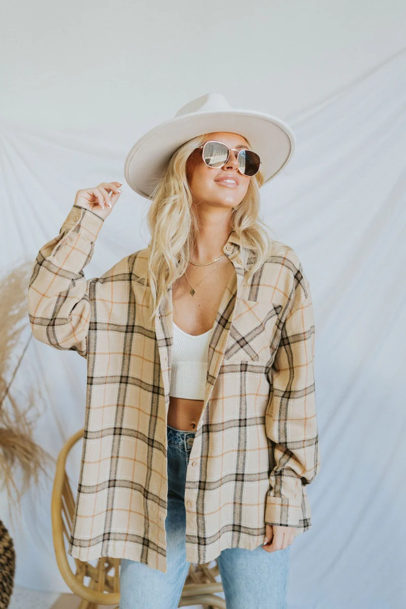 Runaway Weekend Flannel Top - Image 2