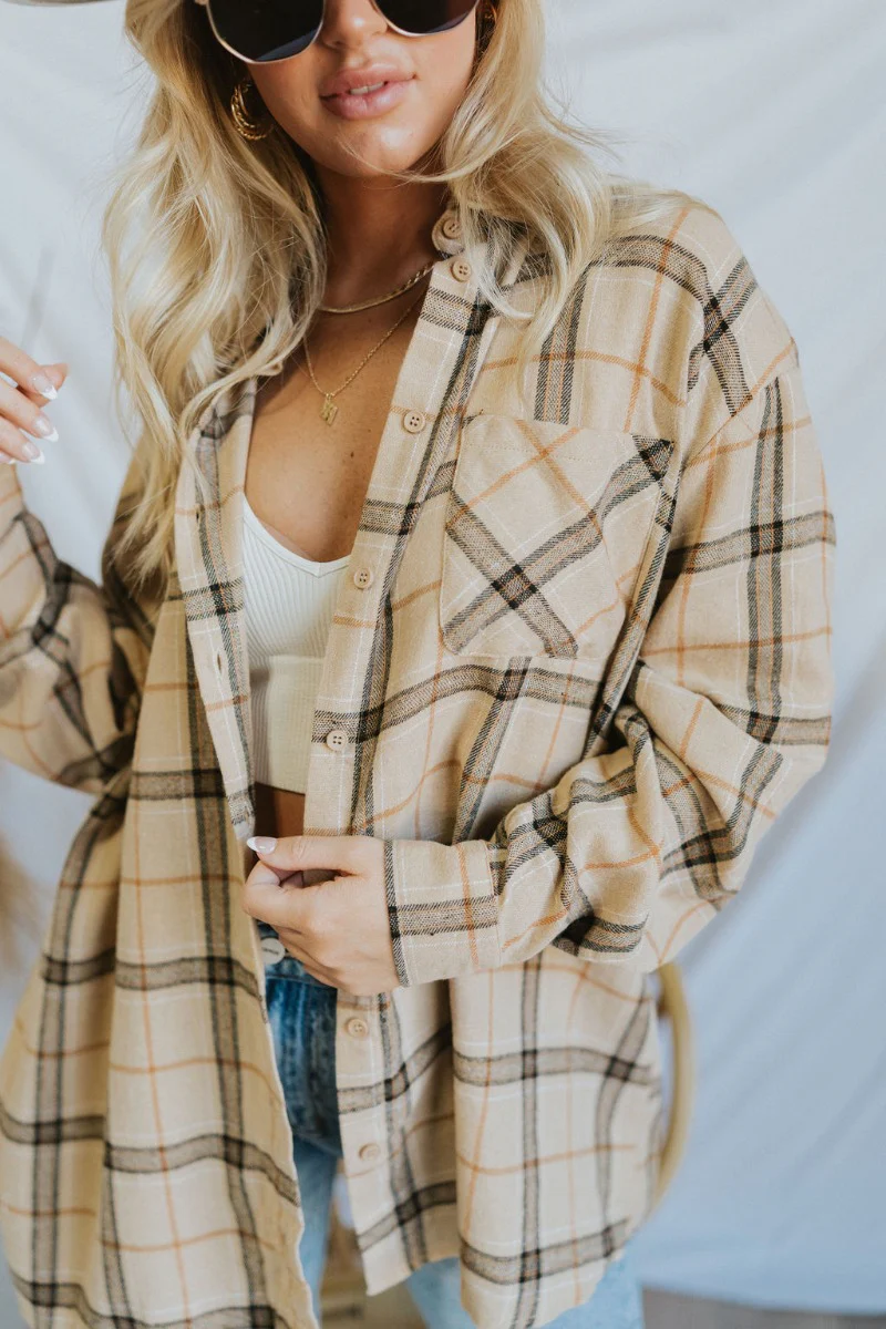 Runaway Weekend Flannel Top - Image 3