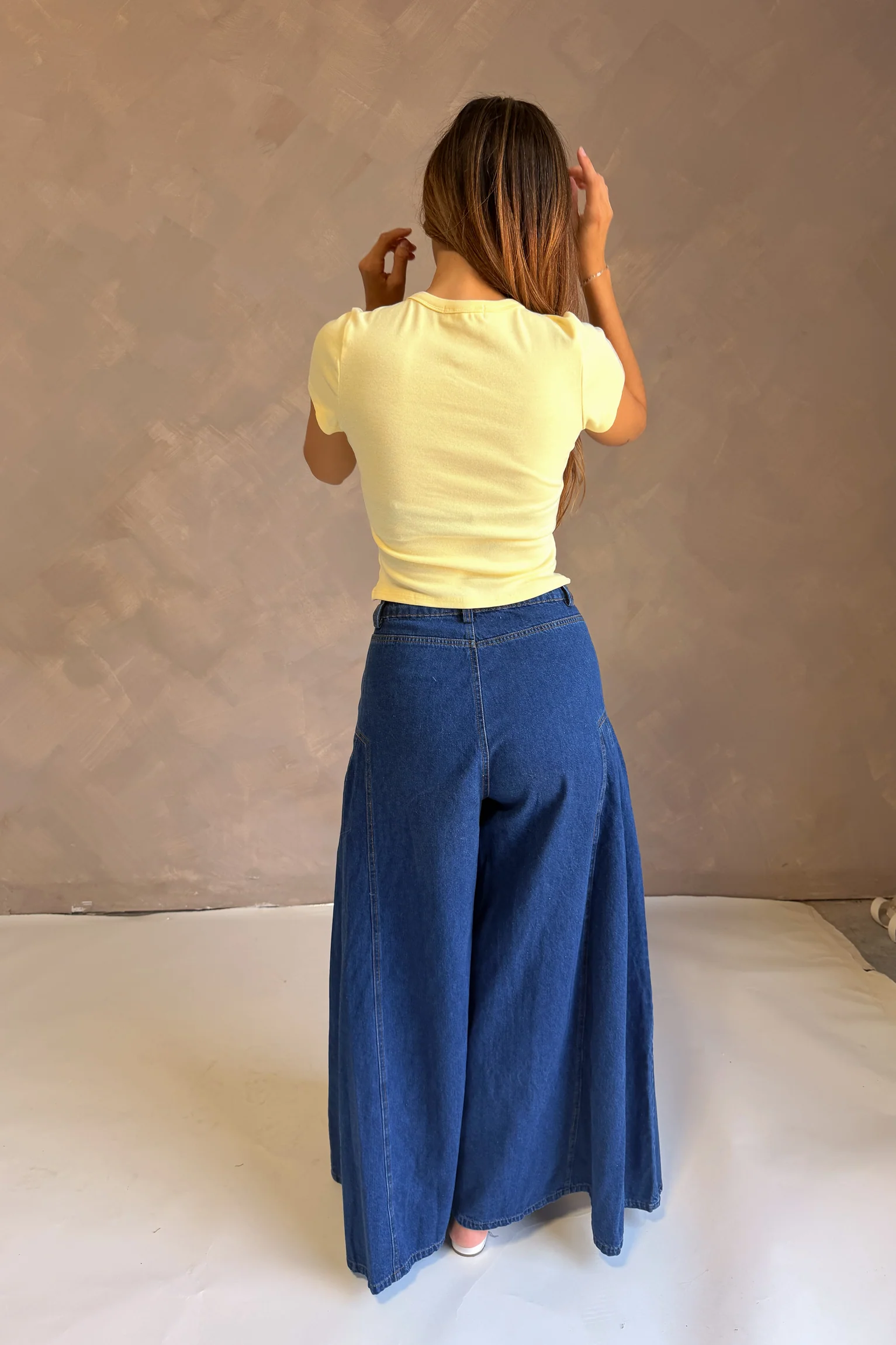 Rylee Pale Yellow Front Button-Up Top - Image 7