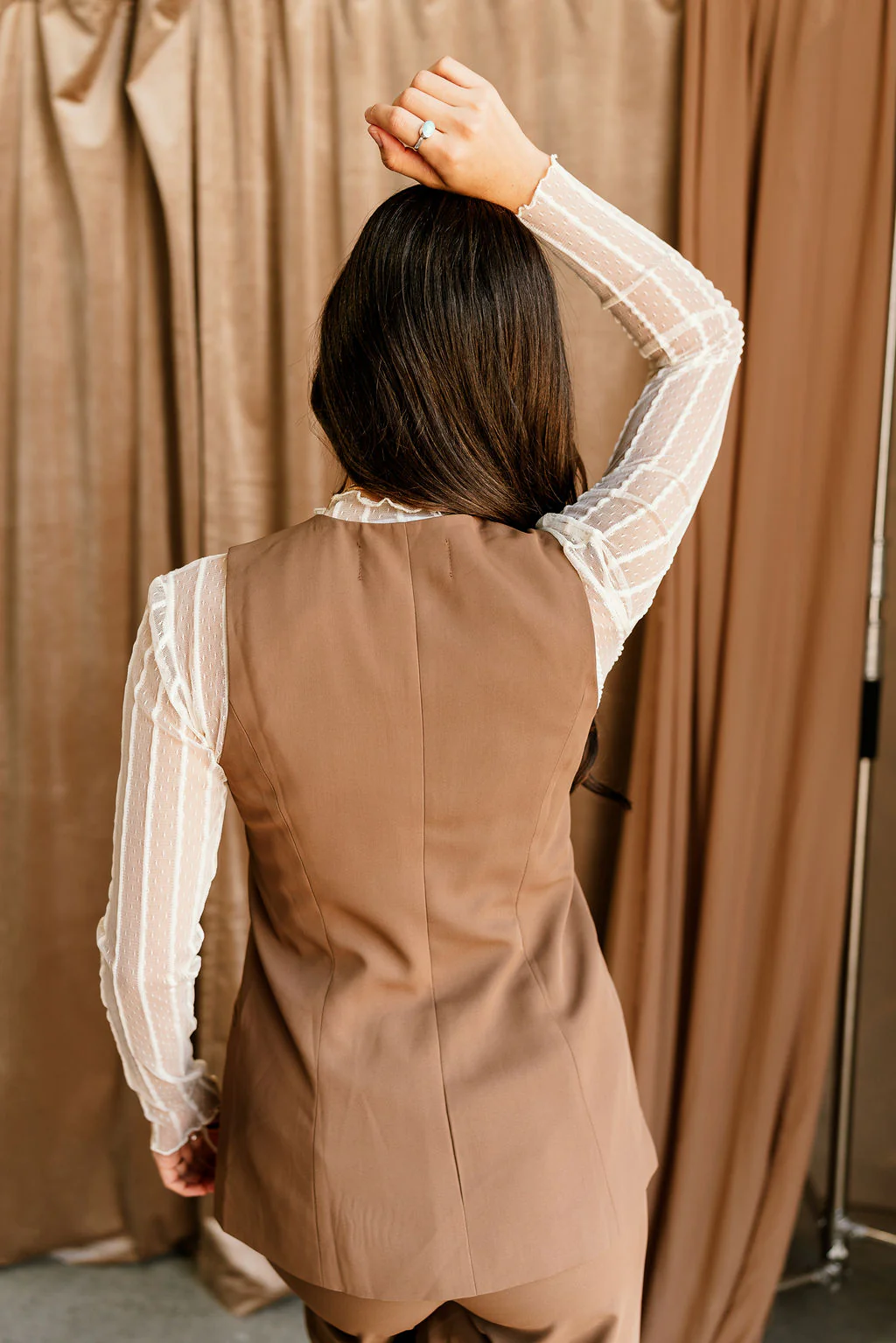 Angelina Mesh High Neckline Bodysuit - Image 10