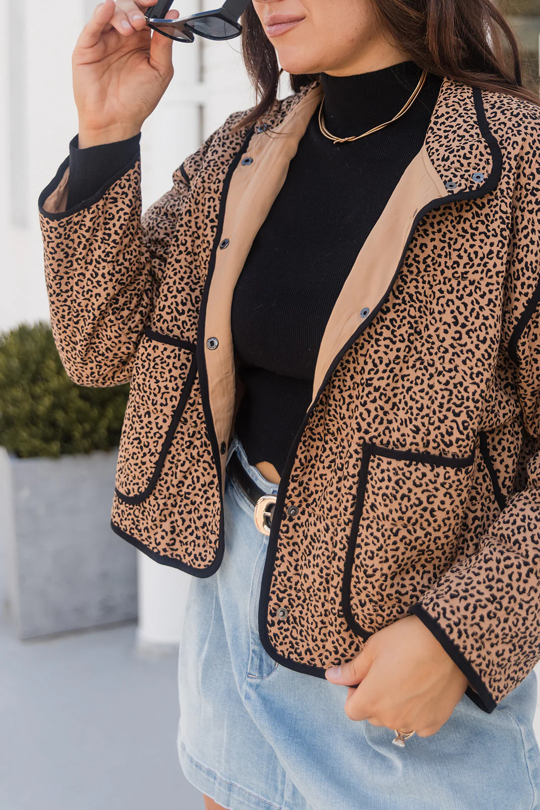 Sabrina Cheetah Lightweight Jacket - Image 2