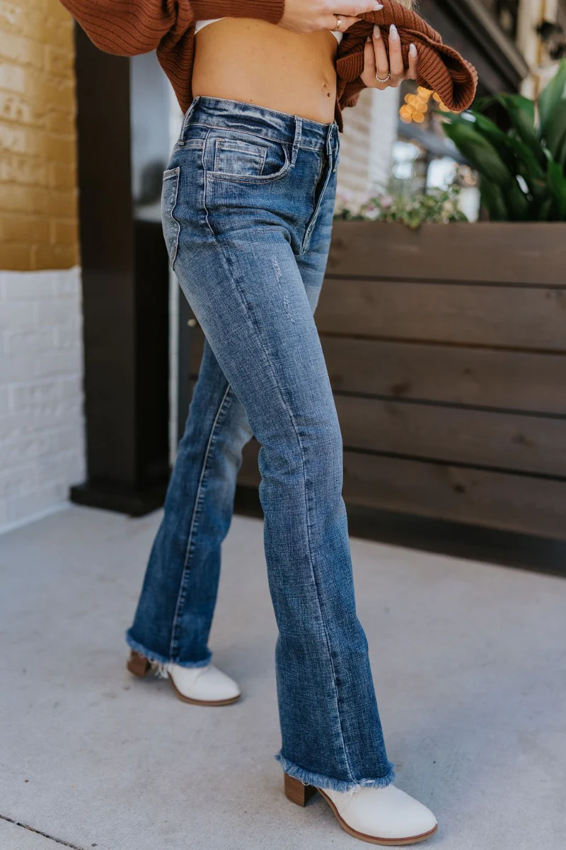 Rooted Denim: Saddle Up Boot Cut Jeans - Image 4