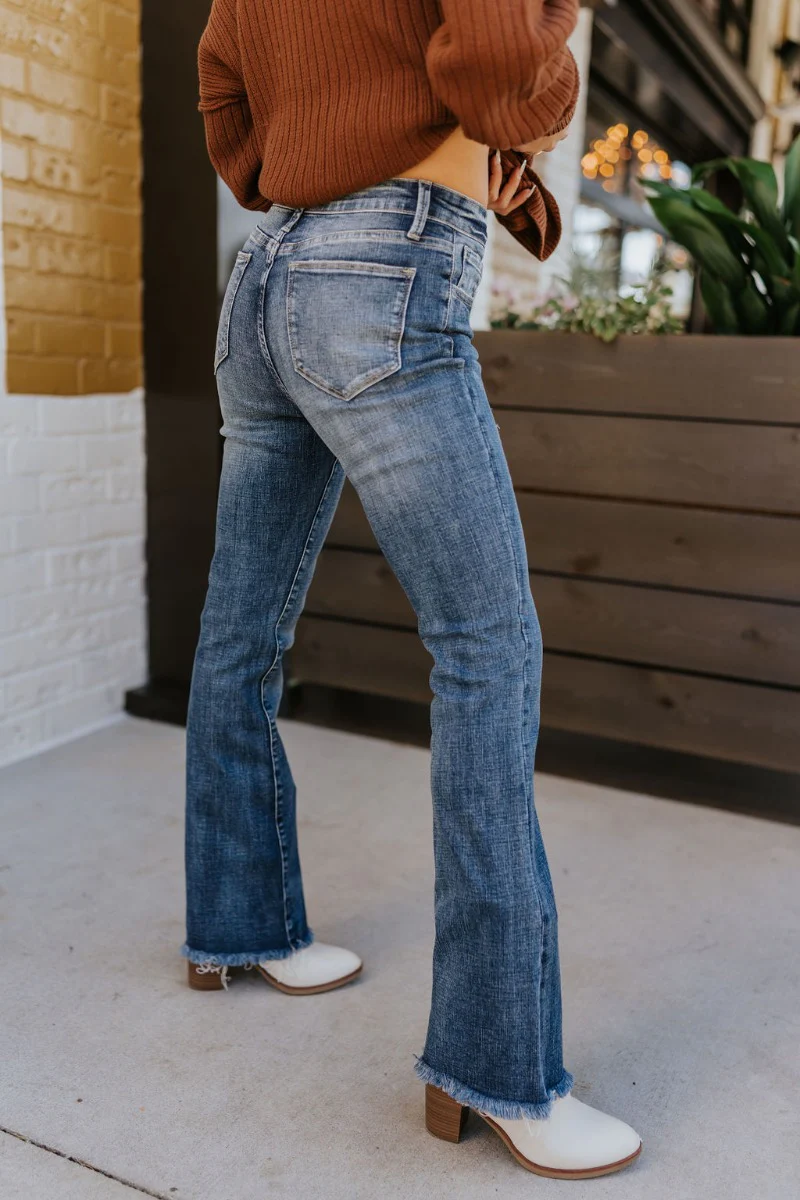 Rooted Denim: Saddle Up Boot Cut Jeans - Image 5
