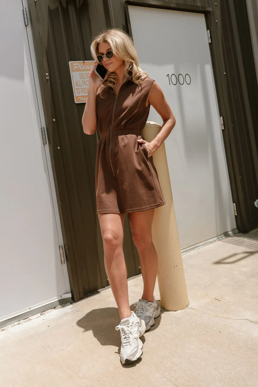 Samantha Brown Zip-Front Mini Dress - Image 2