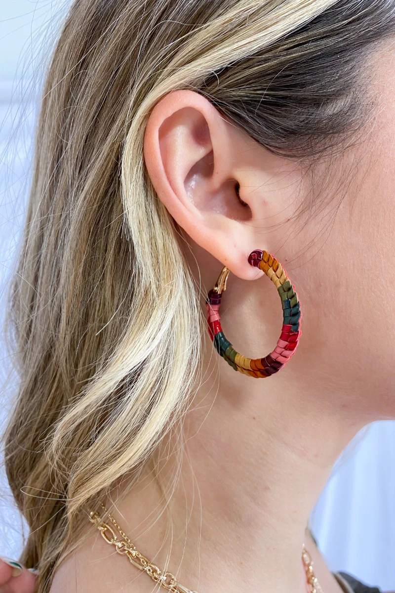 Say No More Earrings in Multi