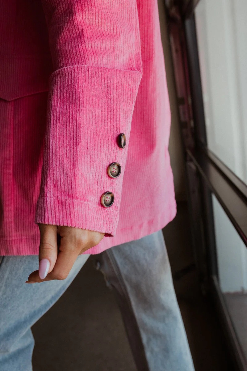 Seasons Change Jacket In Pink - Image 5
