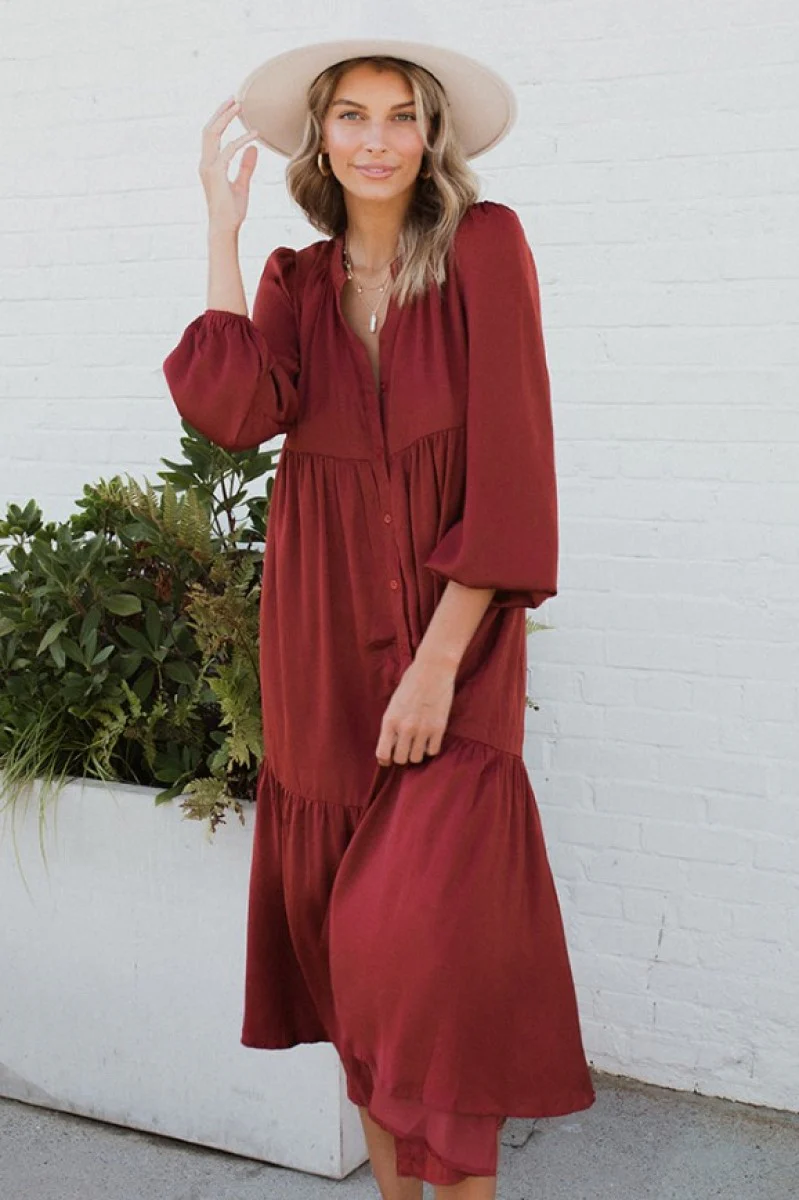 Seasons Change Maxi Dress