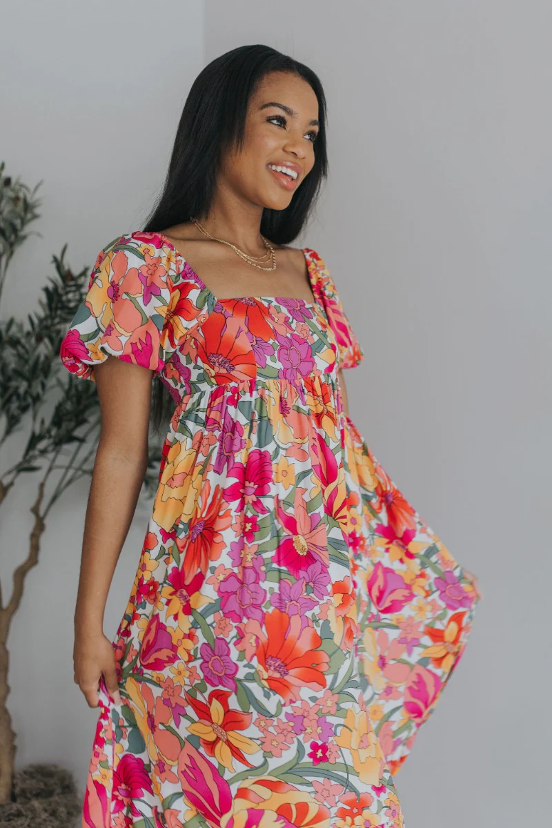 Secret Garden Midi Dress - Image 2