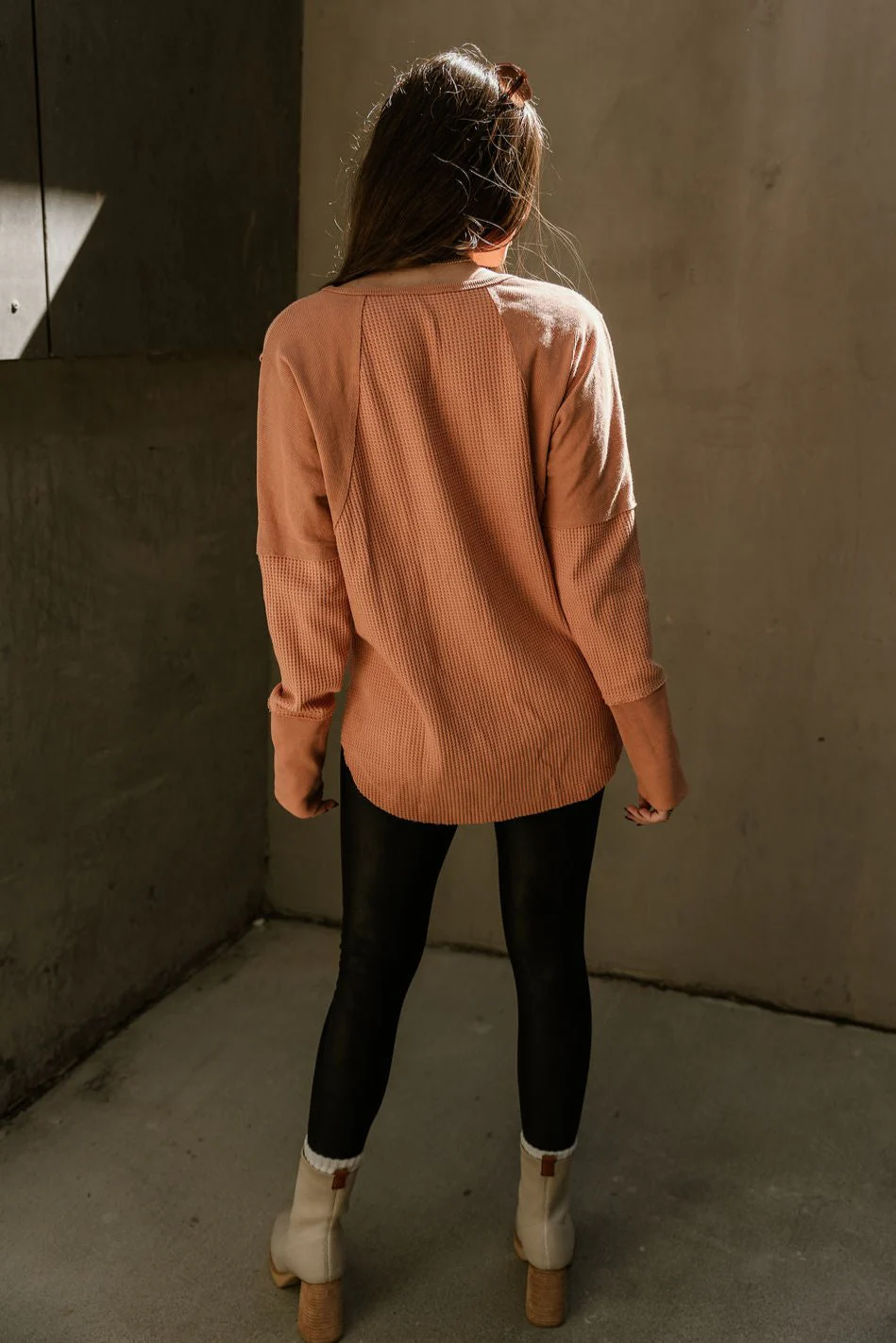 Seine Orange Long Sleeve Top - Image 4