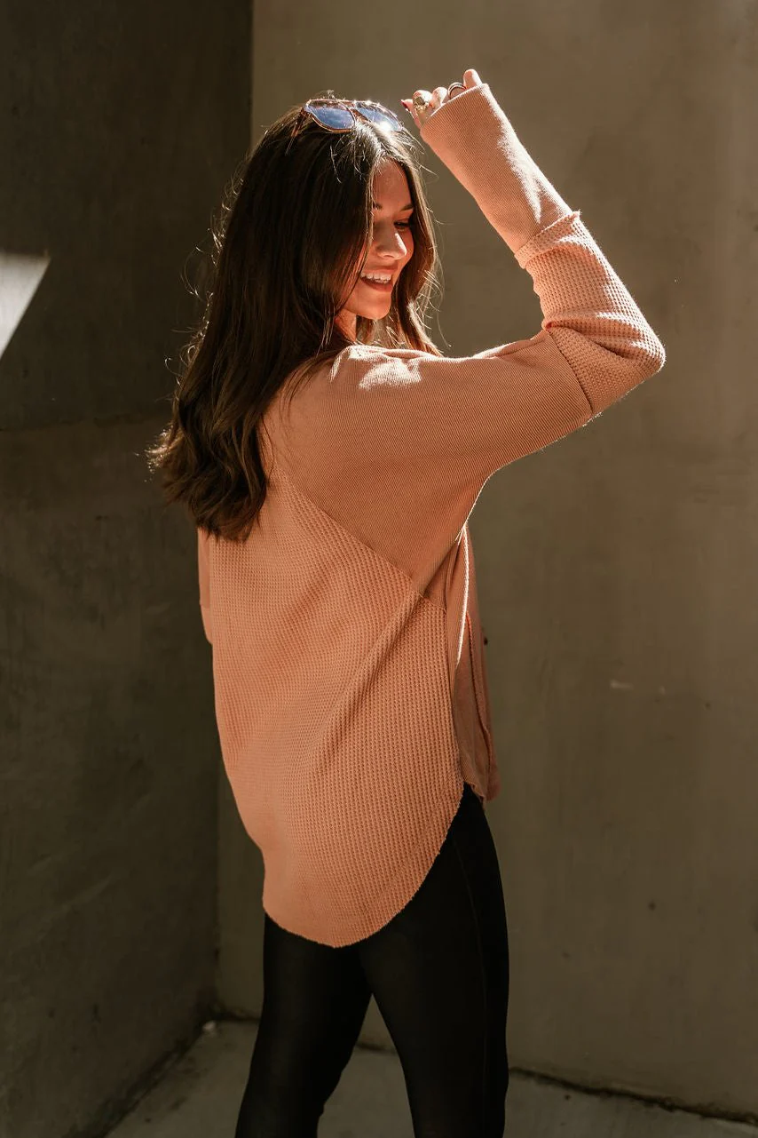 Seine Orange Long Sleeve Top - Image 5