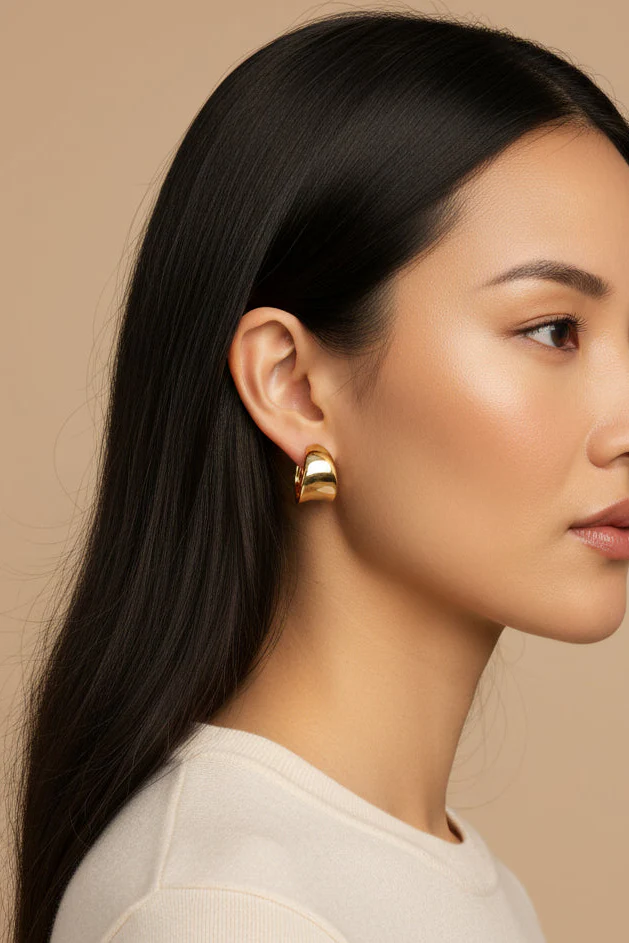 Selena Gold Mini Hoop Earring