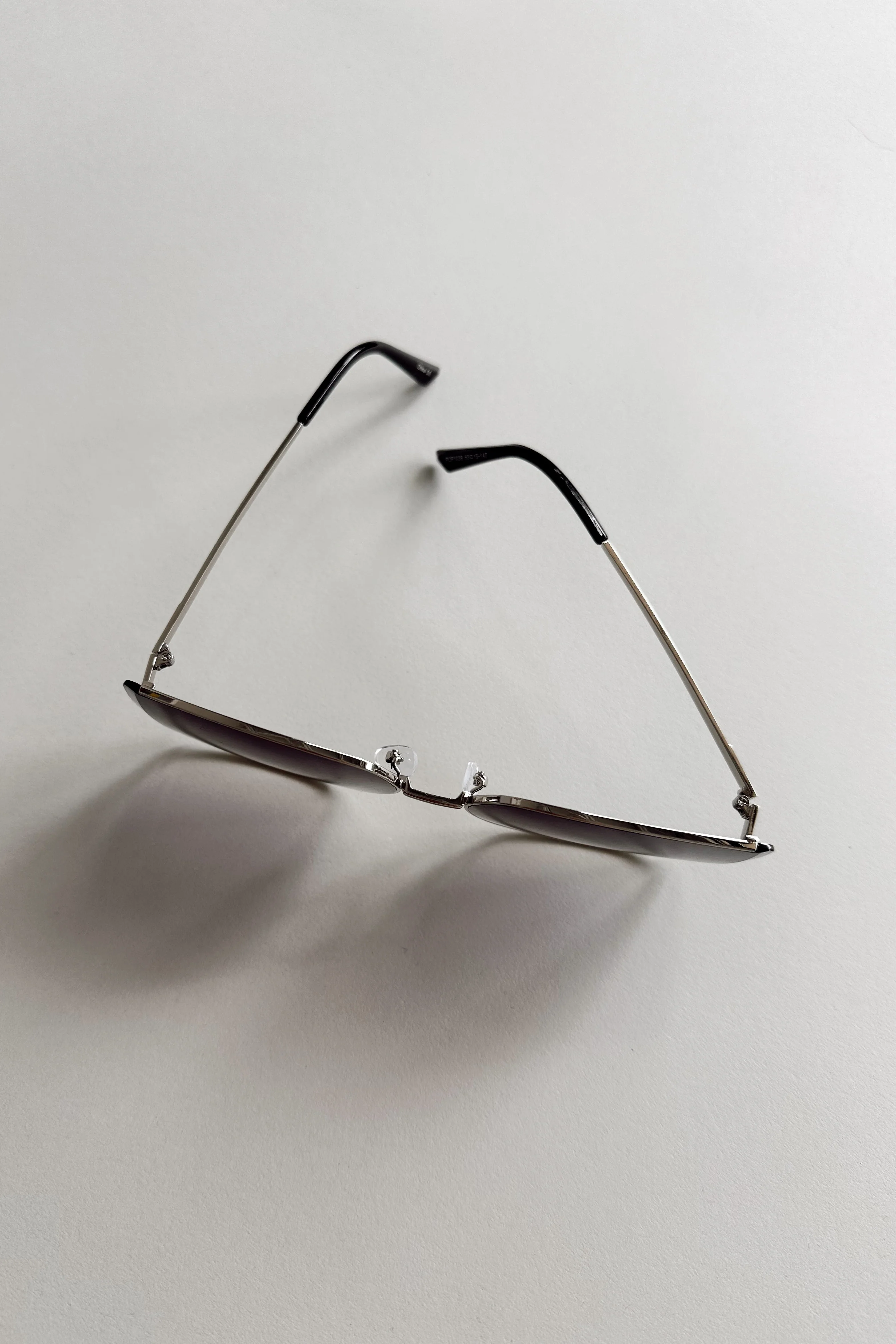 Serena Sunglasses in Silver & Blue - Image 2