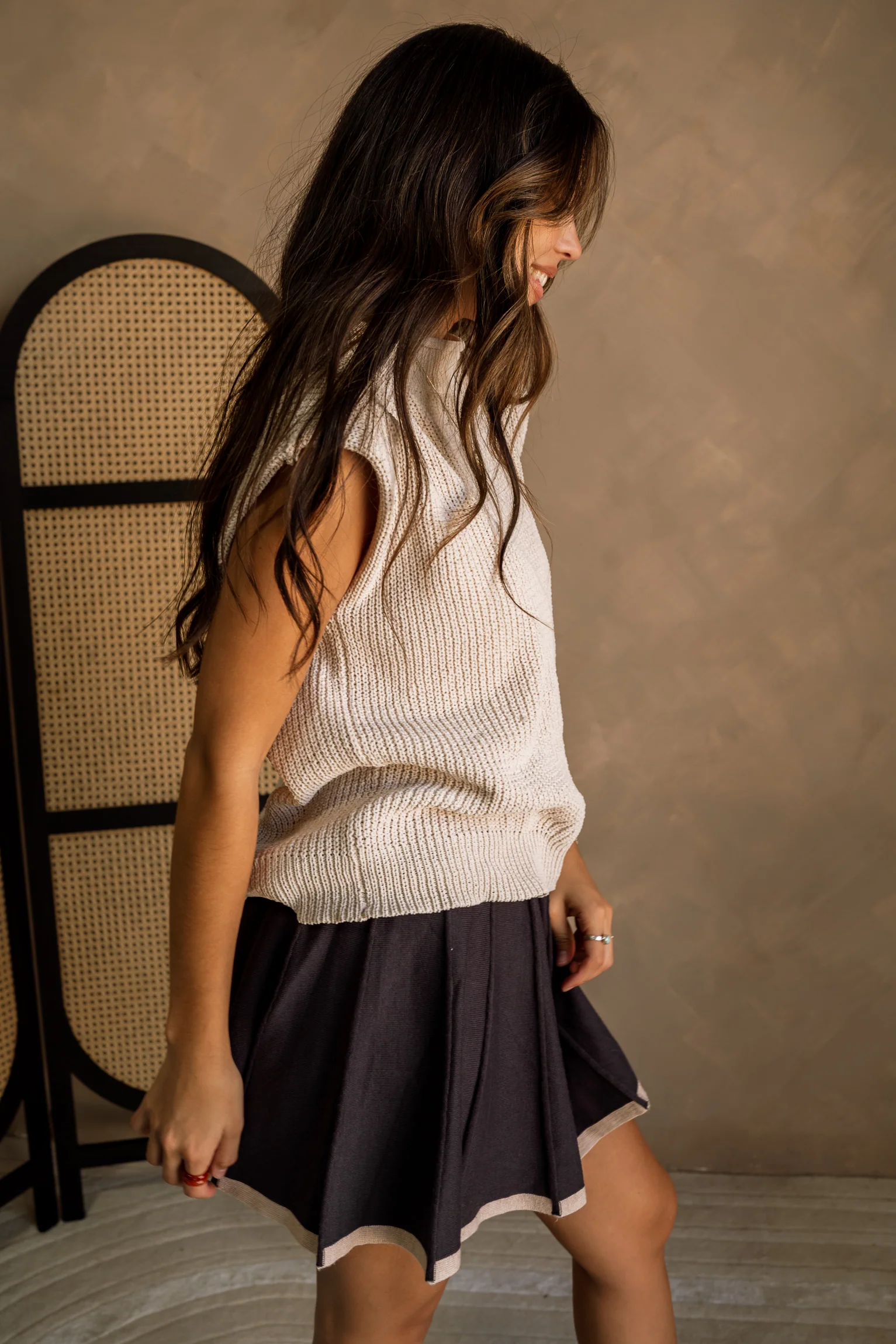 Shelby Mock Neck Sleeveless Sweater - Image 10