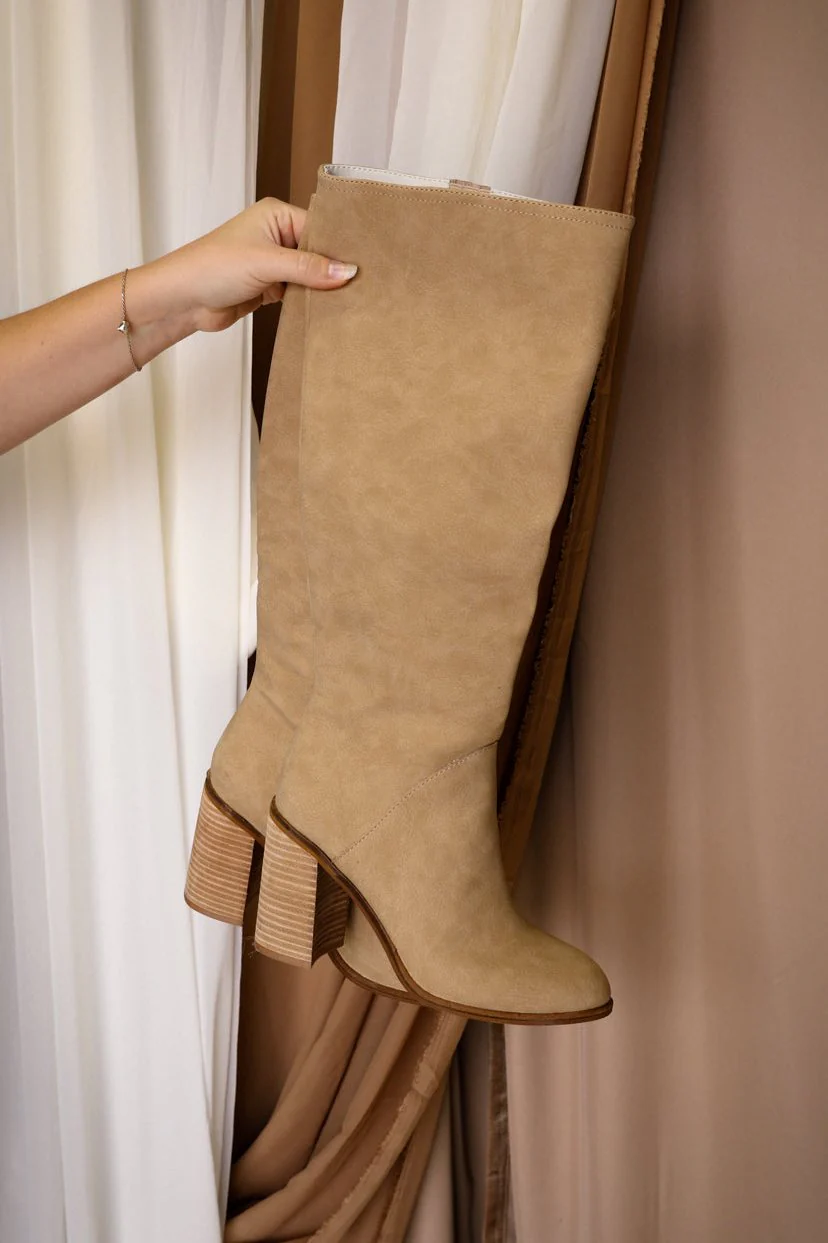 Shiloh Khaki Knee High Boot - Image 4