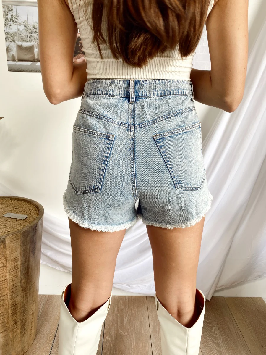 Shine On Rhinestone Fringe Shorts - Image 6