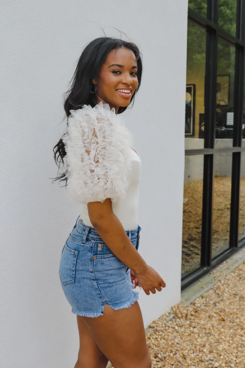 Shine On Ruffle Bodysuit - Image 4