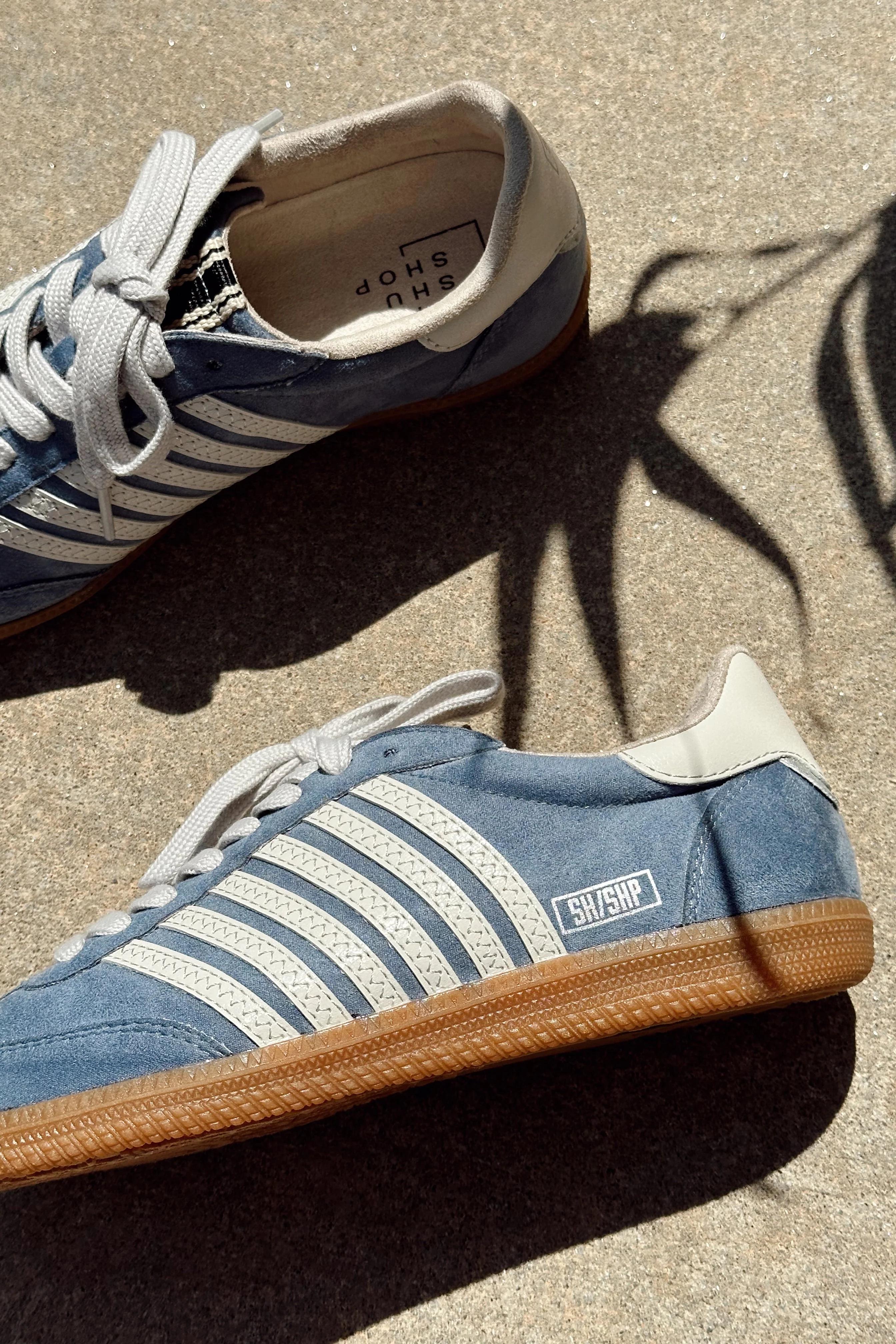 Shu Shop Stevie Blue Suede Sneaker