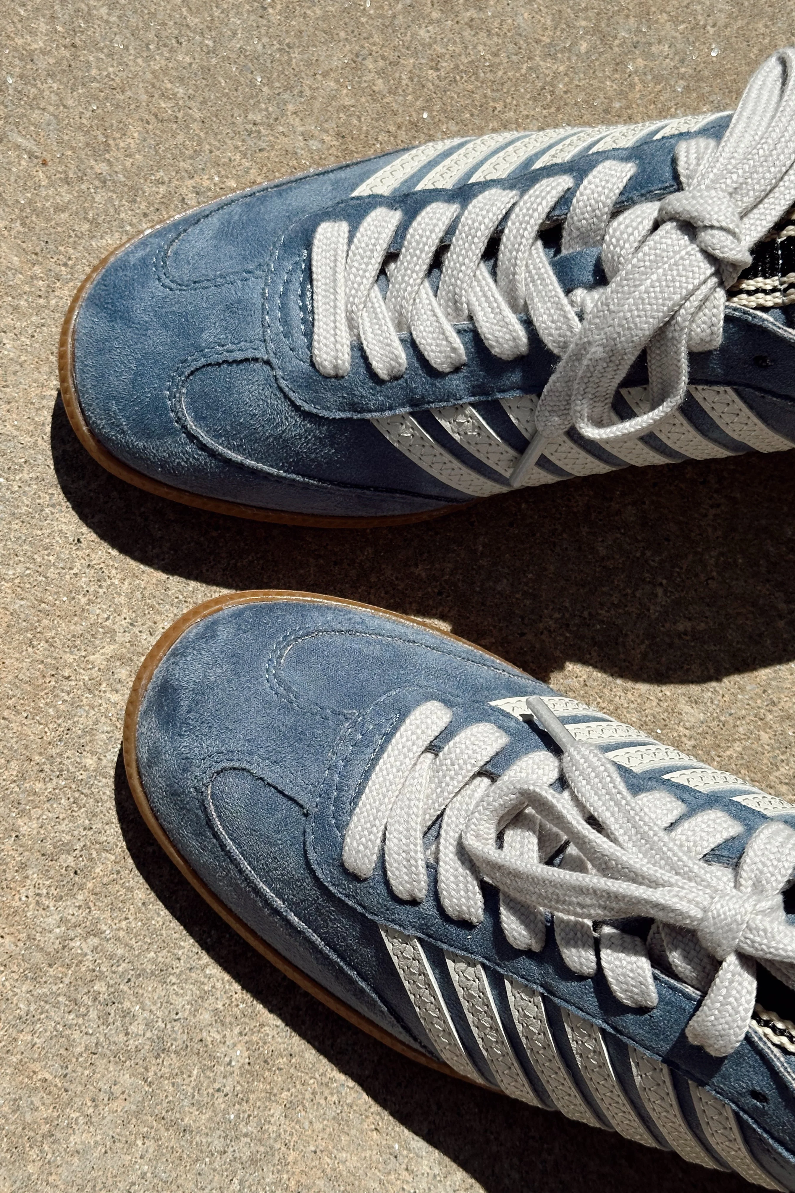 Shu Shop Stevie Blue Suede Sneaker - Image 5