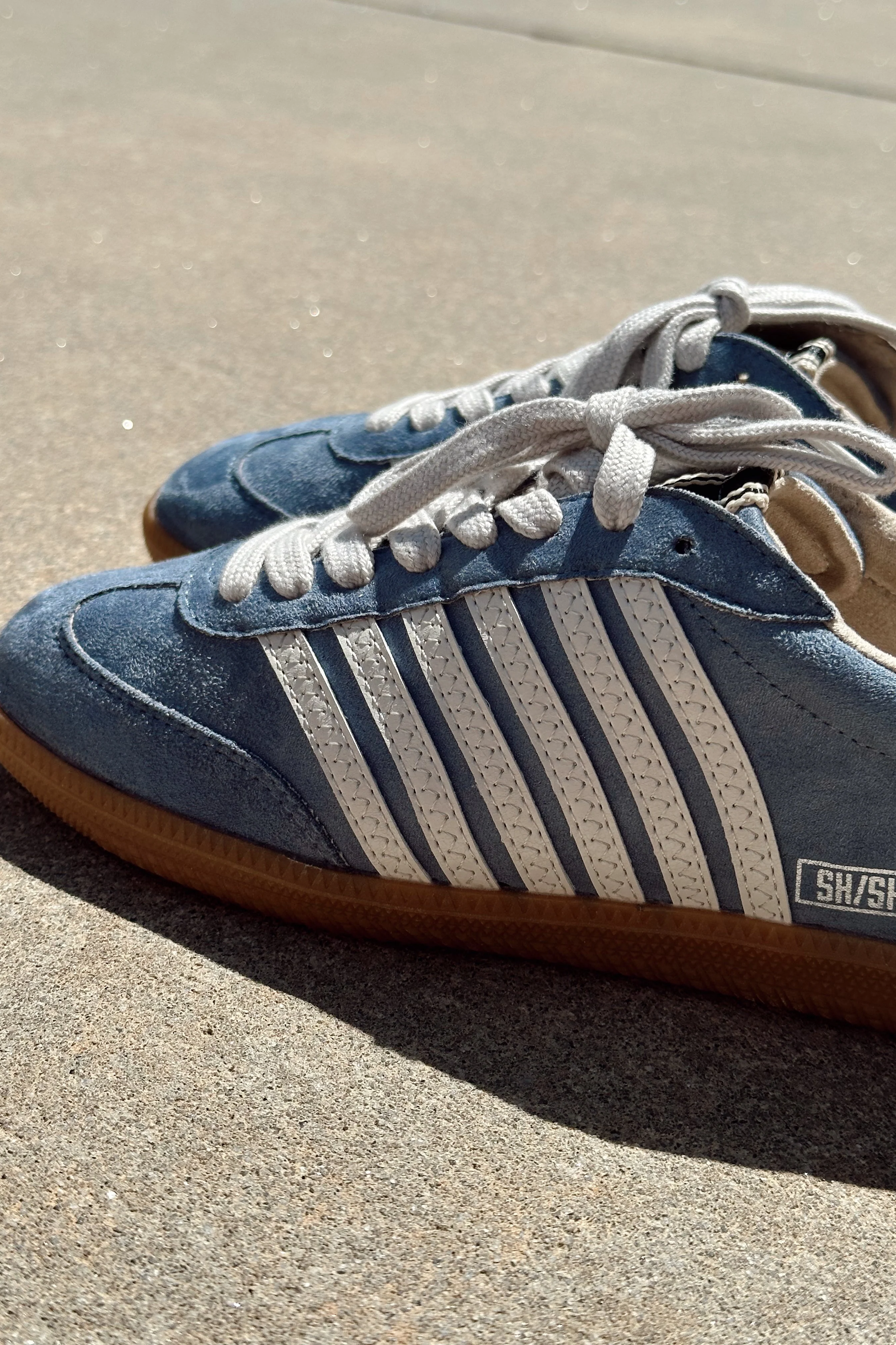 Shu Shop Stevie Blue Suede Sneaker - Image 6