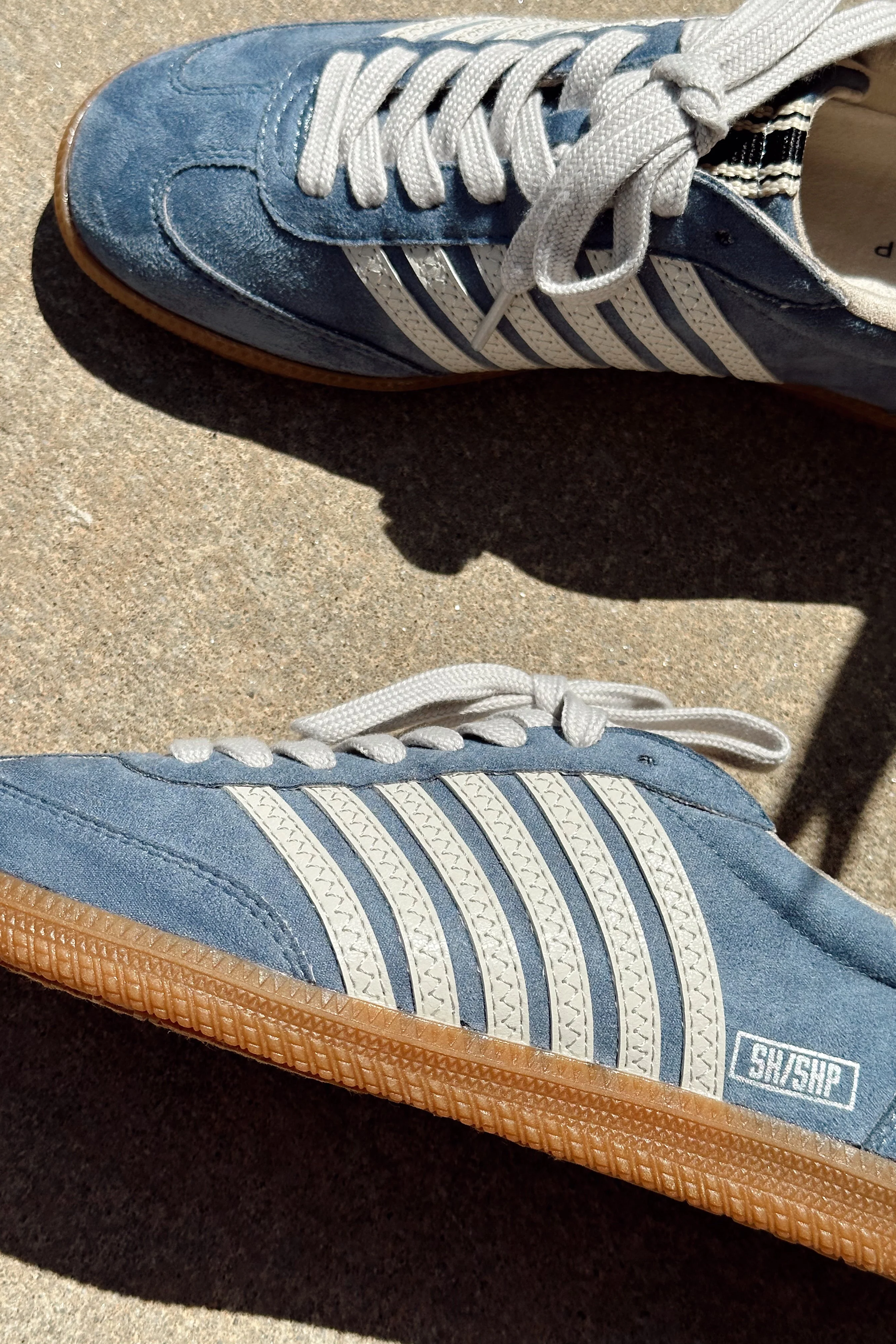 Shu Shop Stevie Blue Suede Sneaker - Image 7