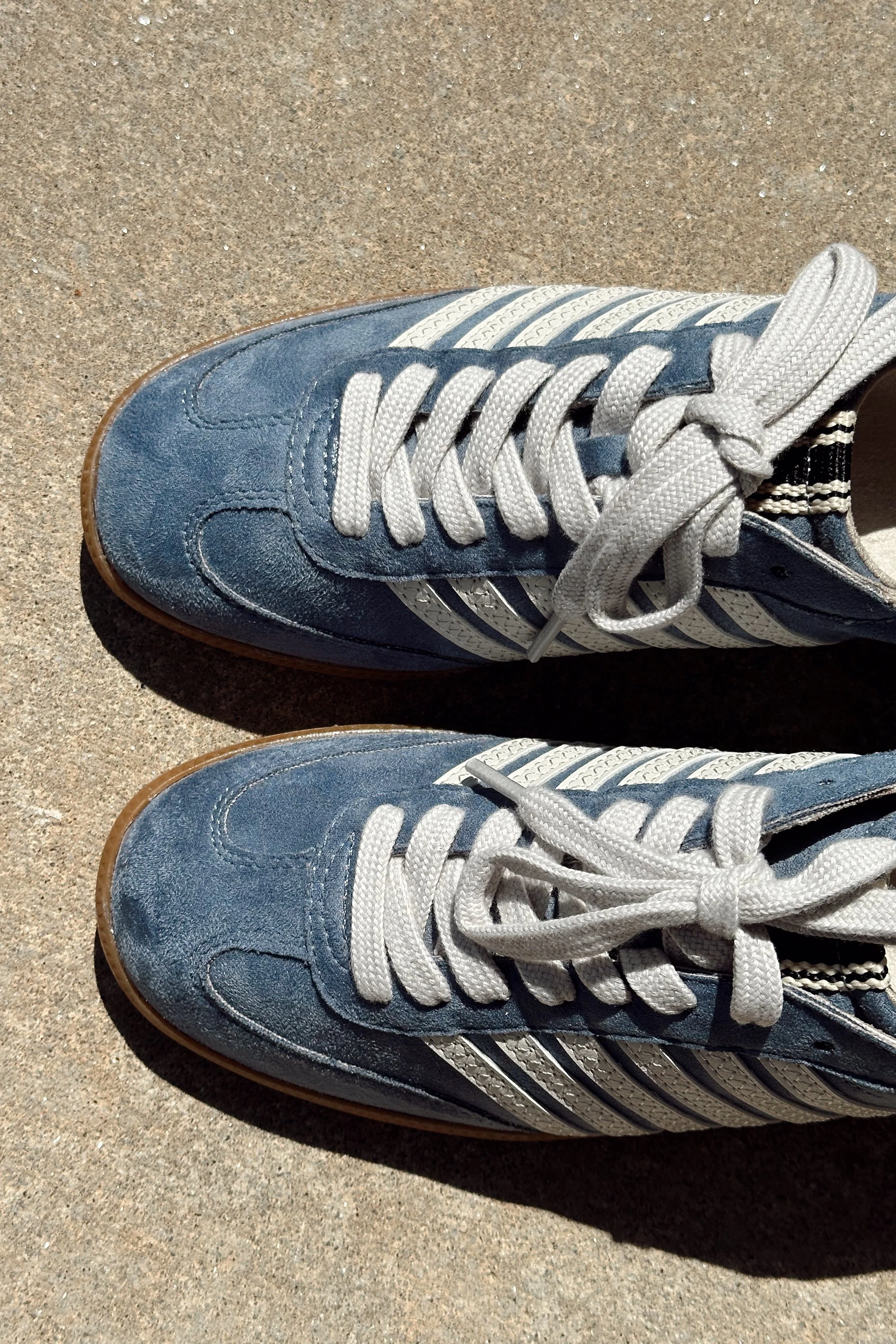 Shu Shop Stevie Blue Suede Sneaker - Image 9
