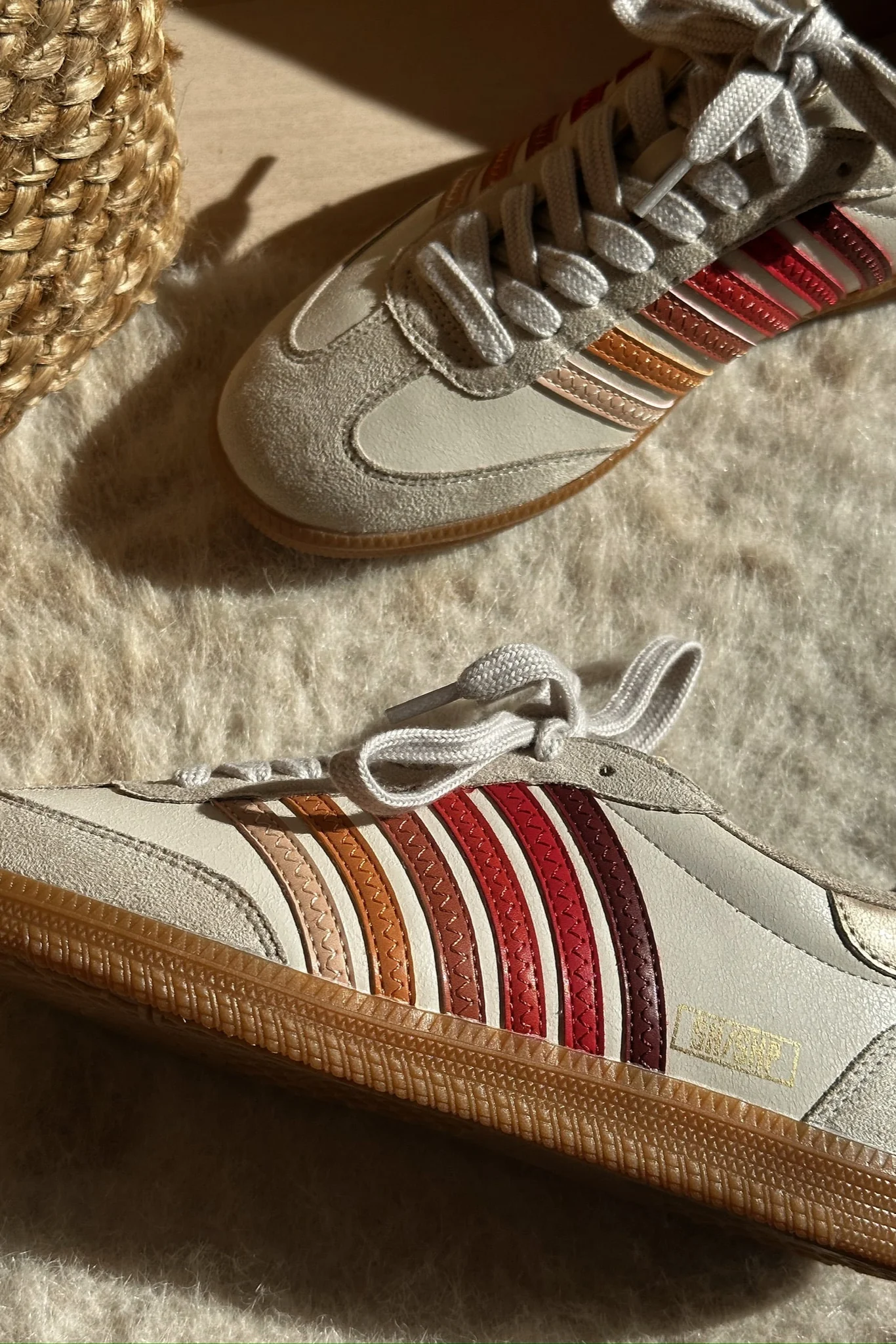 Shu Shop Stevie Red Multi Sneaker - Image 3