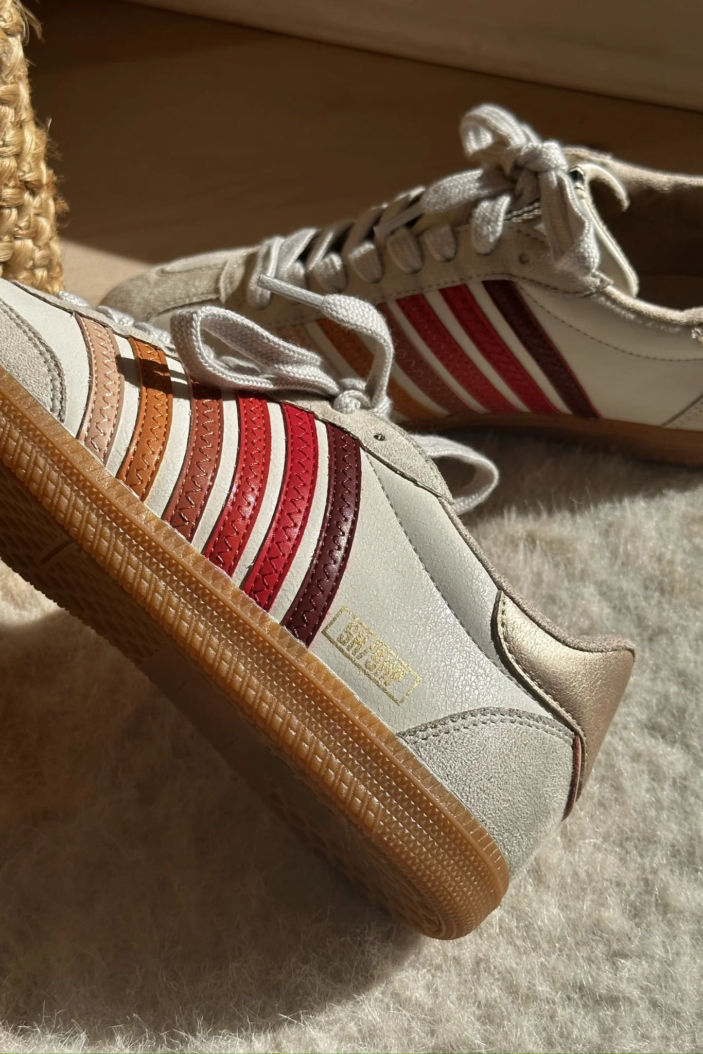 Shu Shop Stevie Red Multi Sneaker - Image 5