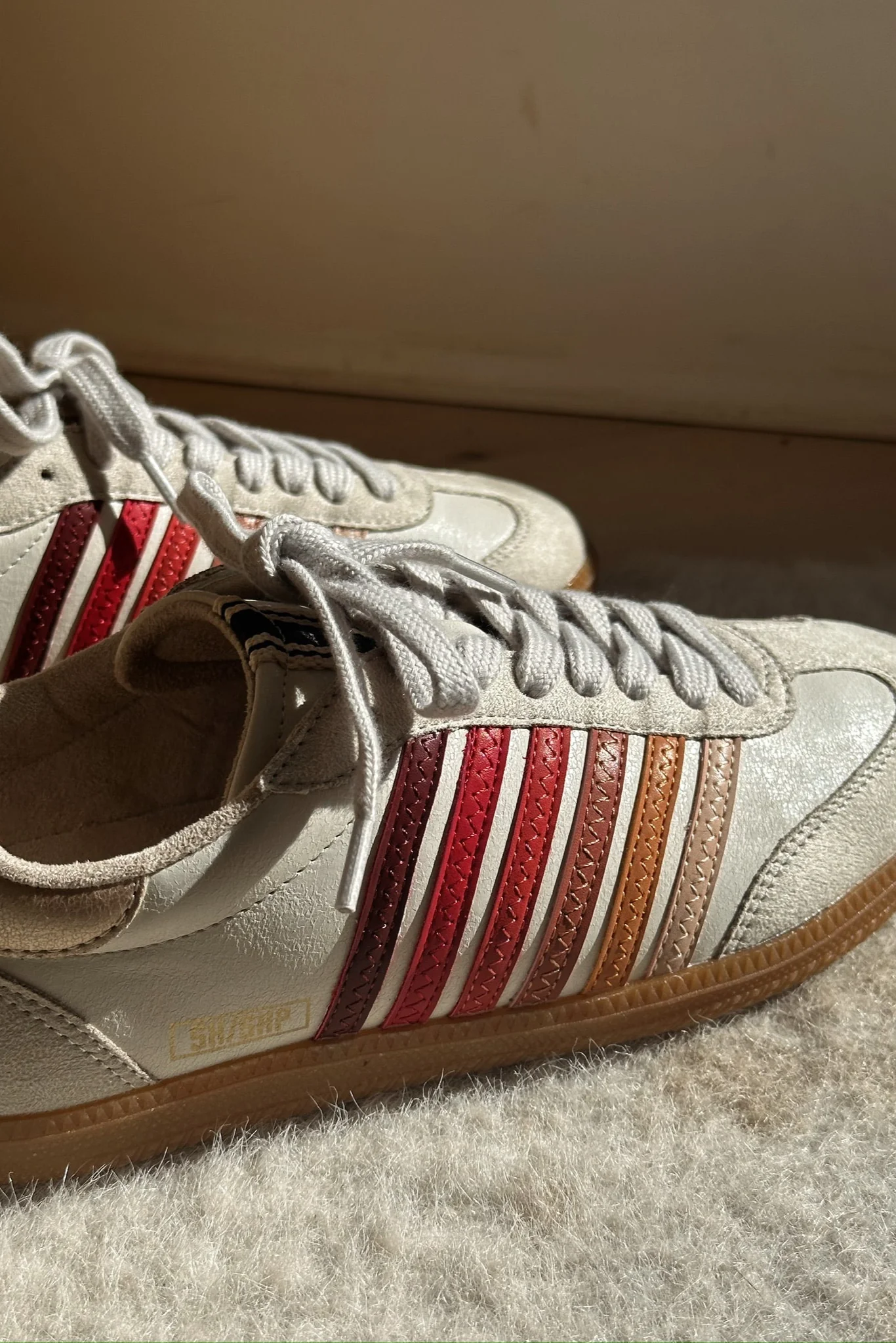Shu Shop Stevie Red Multi Sneaker - Image 6
