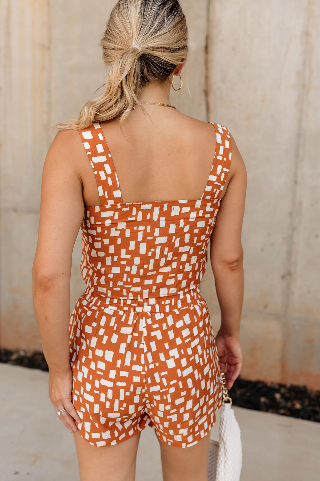 Sierra Orange Printed Shorts - Image 5