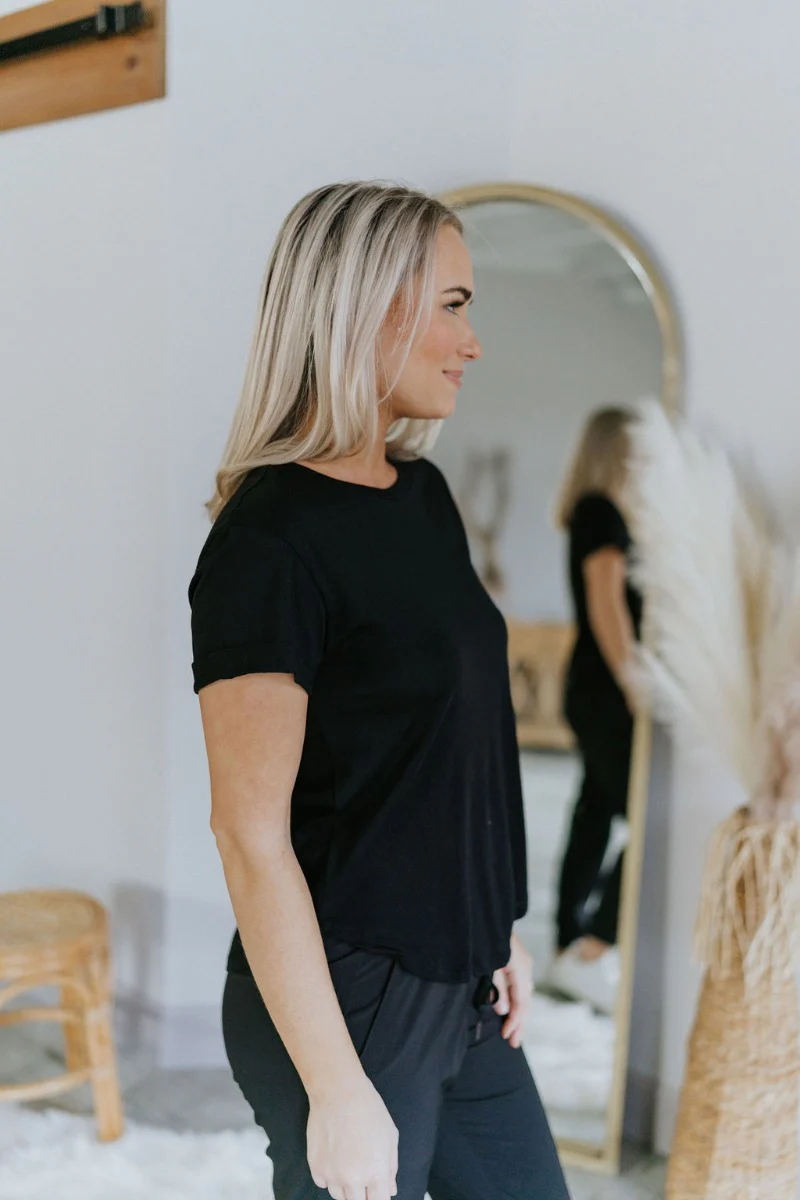 Simply Made Top in Black - Image 3