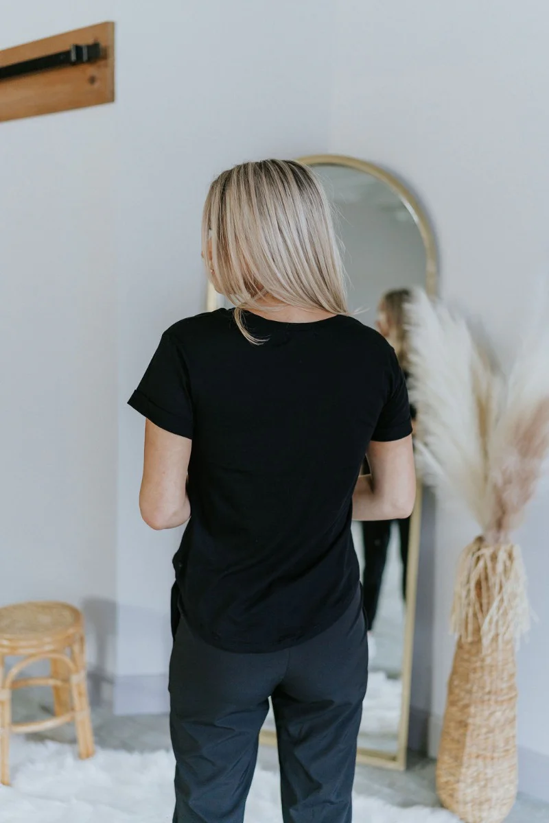Simply Made Top in Black - Image 5