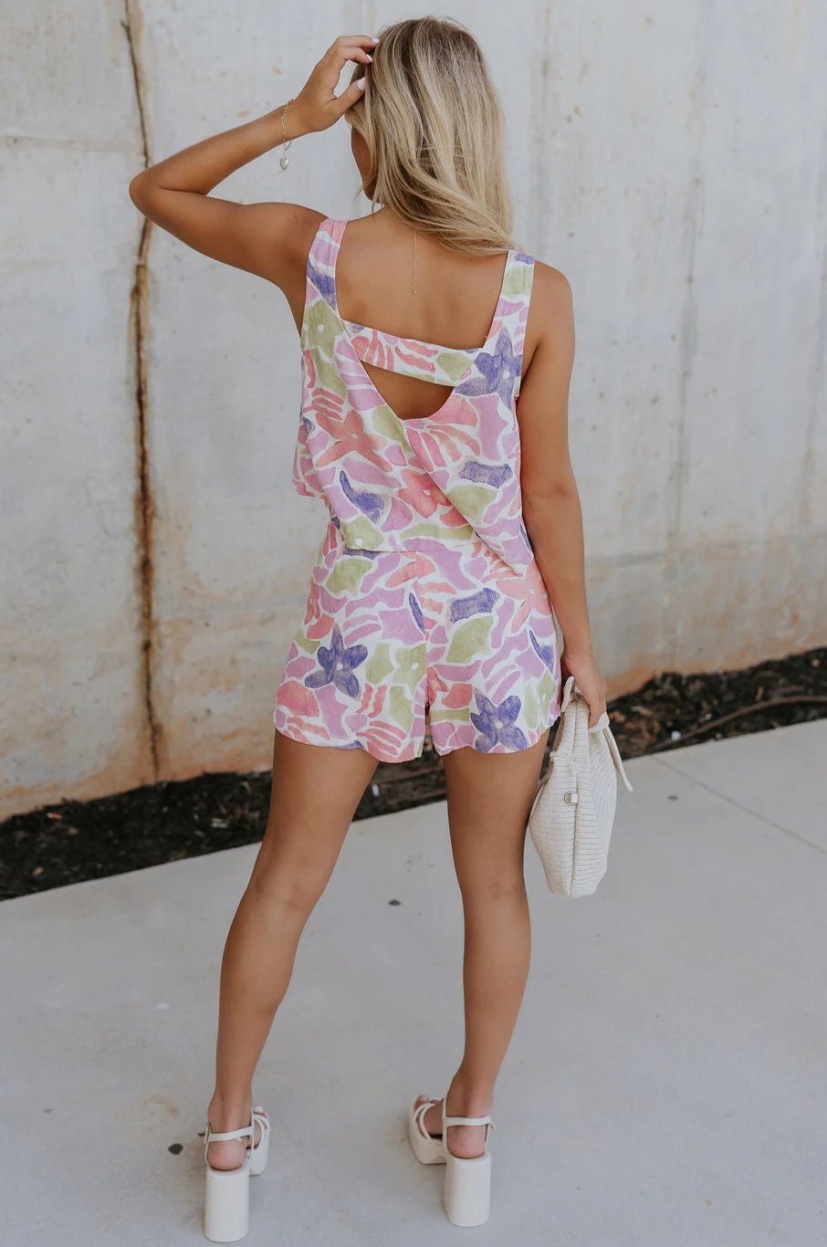 Skye Pink Multi Floral Shorts - Image 9