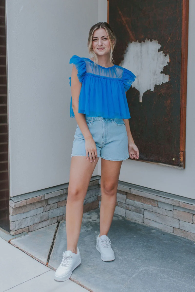 So Dramatic Ruffle Top - Image 2