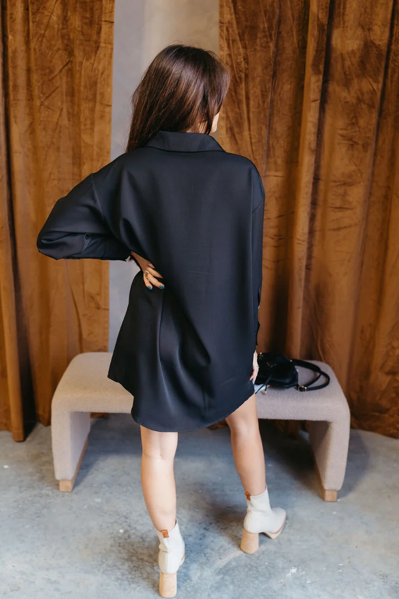So It Goes Button-Up Dress - Image 3