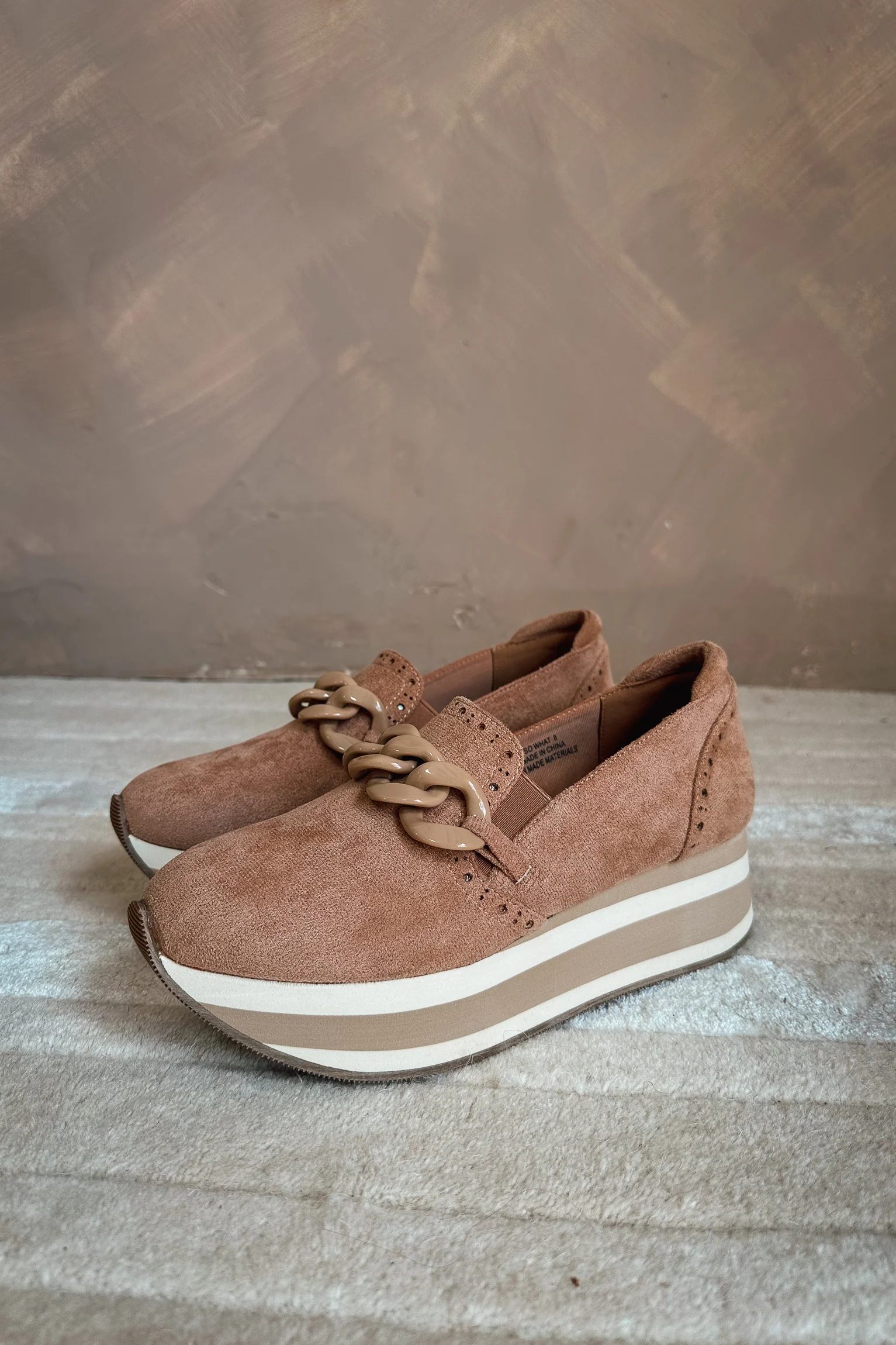 So What Camel Platform Sneaker - Image 6