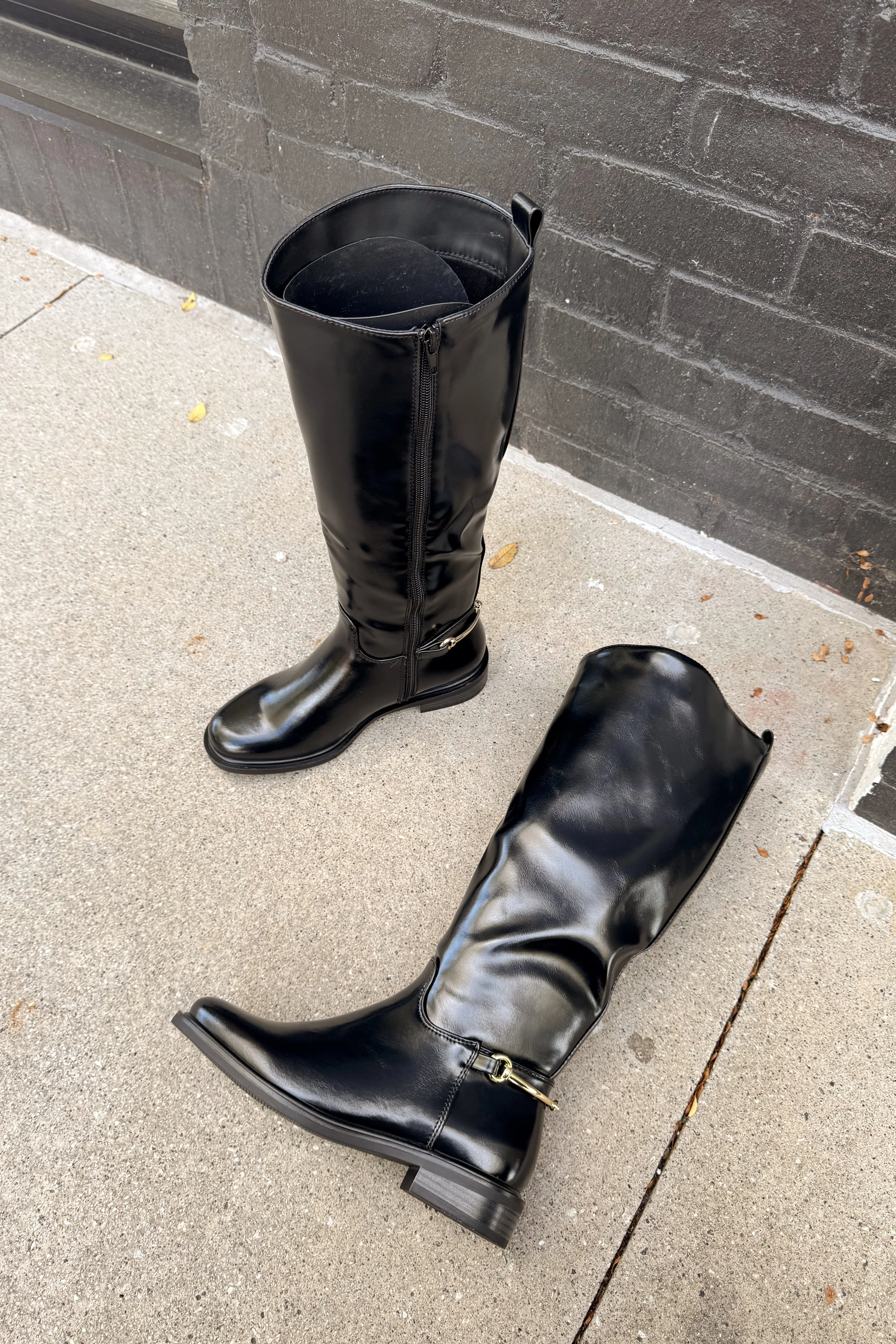 Sofia Black Tall Riding Boot