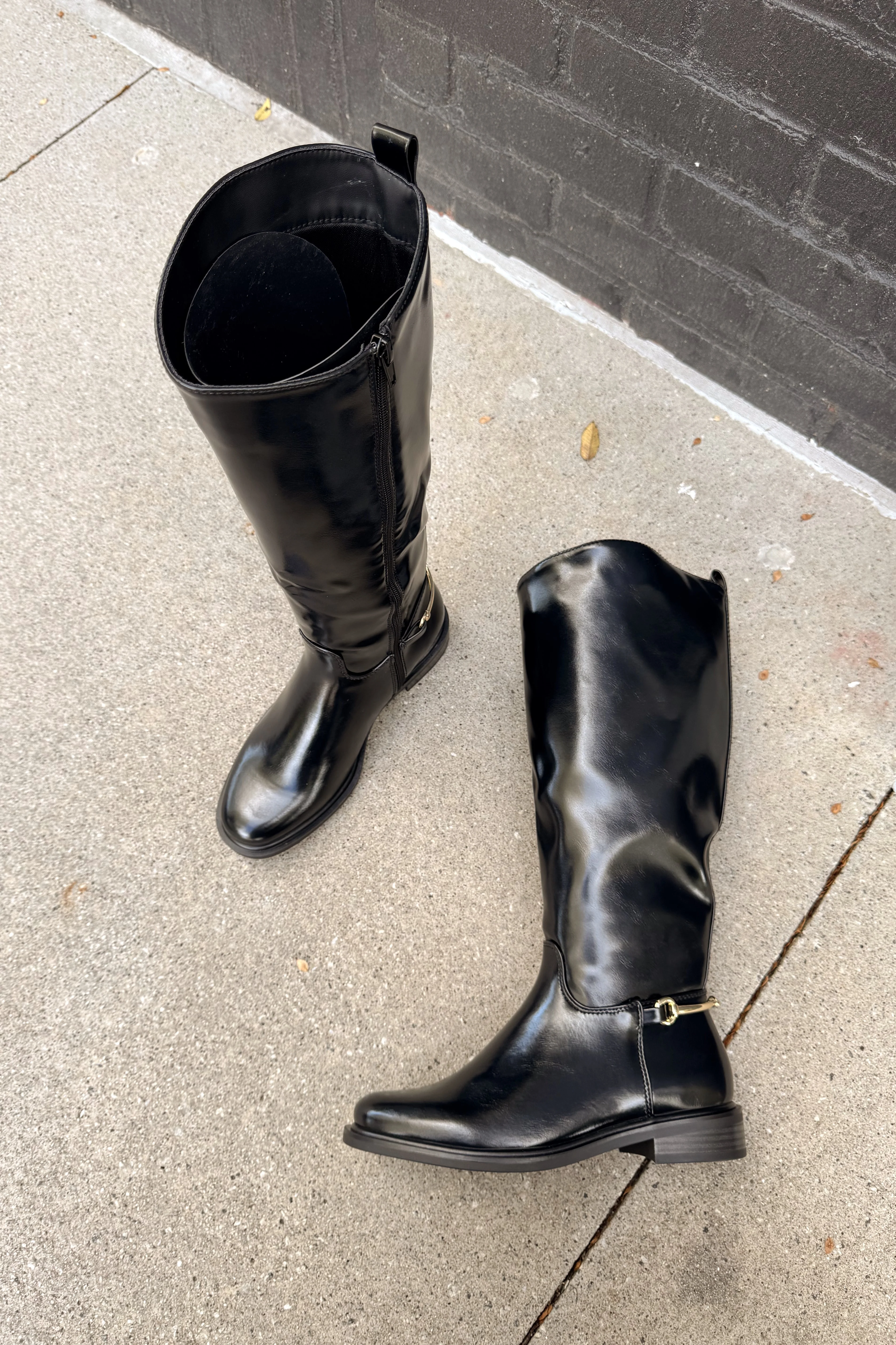 Sofia Black Tall Riding Boot - Image 6