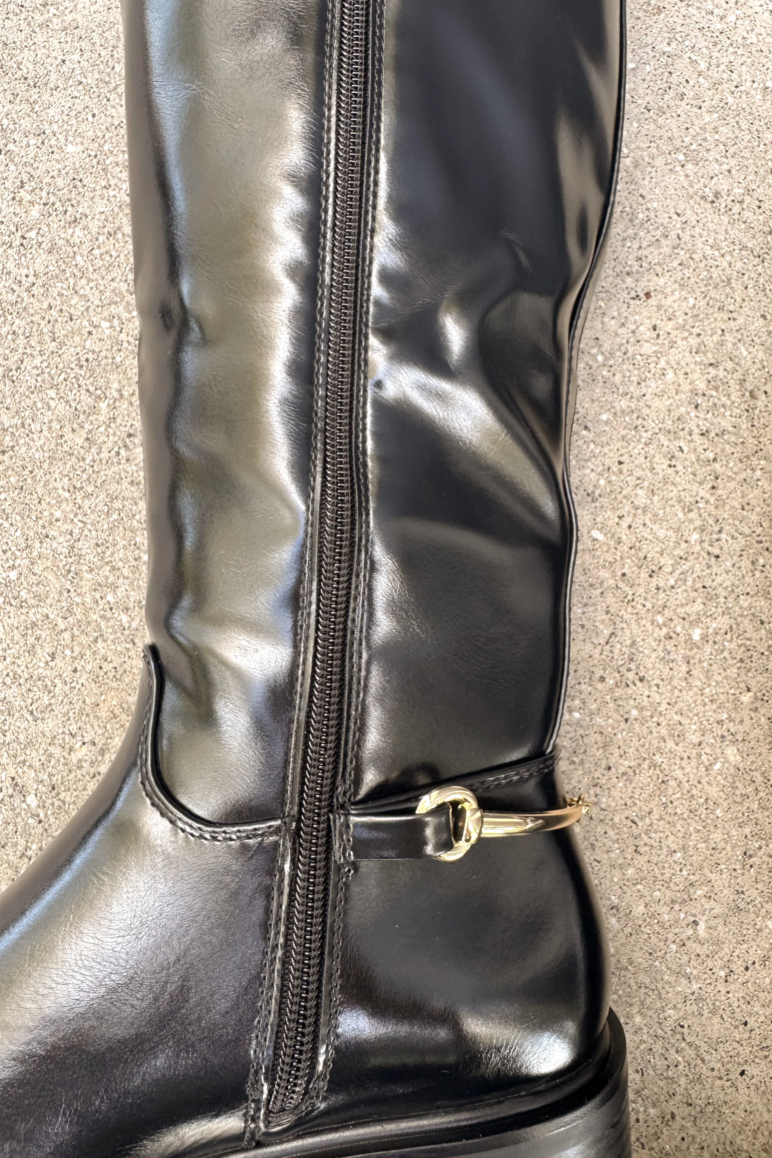 Sofia Black Tall Riding Boot - Image 7
