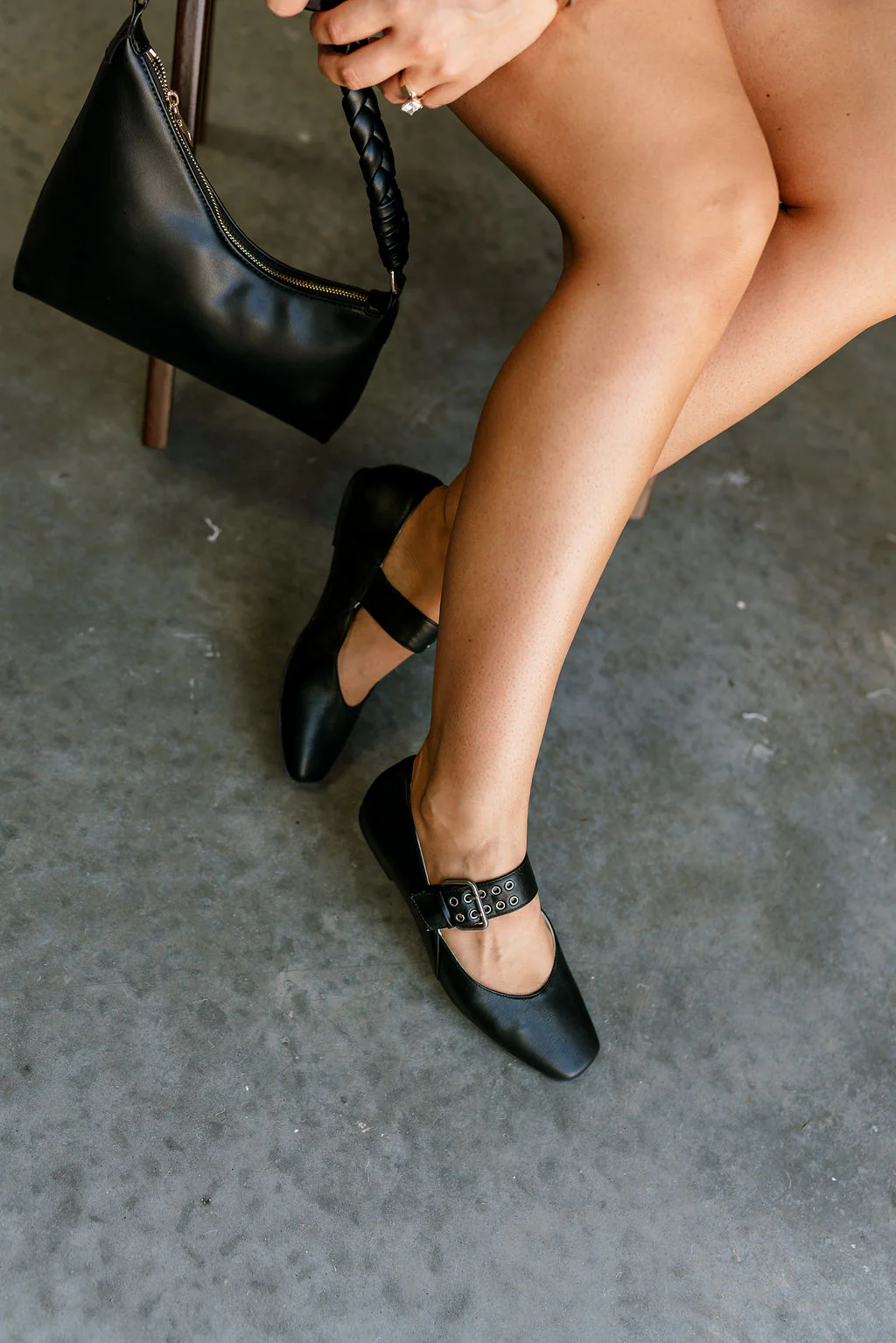 Soho Black Ballet Flat