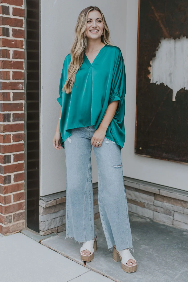 Some Kind Of Love Top in Green
