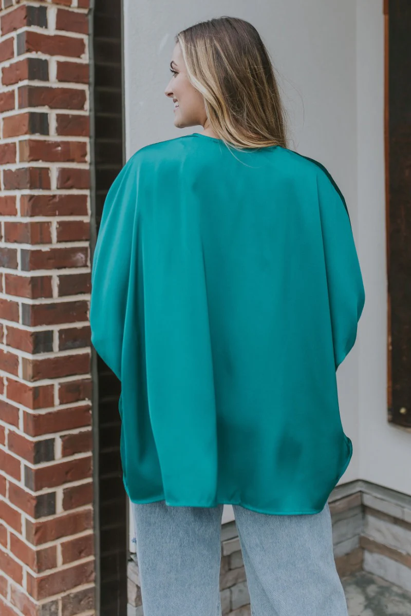 Some Kind Of Love Top in Green - Image 4