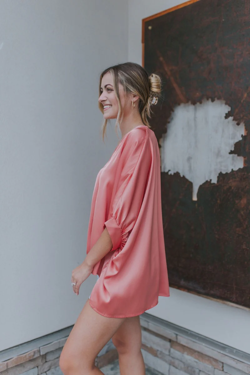 Some Kind Of Love Top in Peach - Image 3