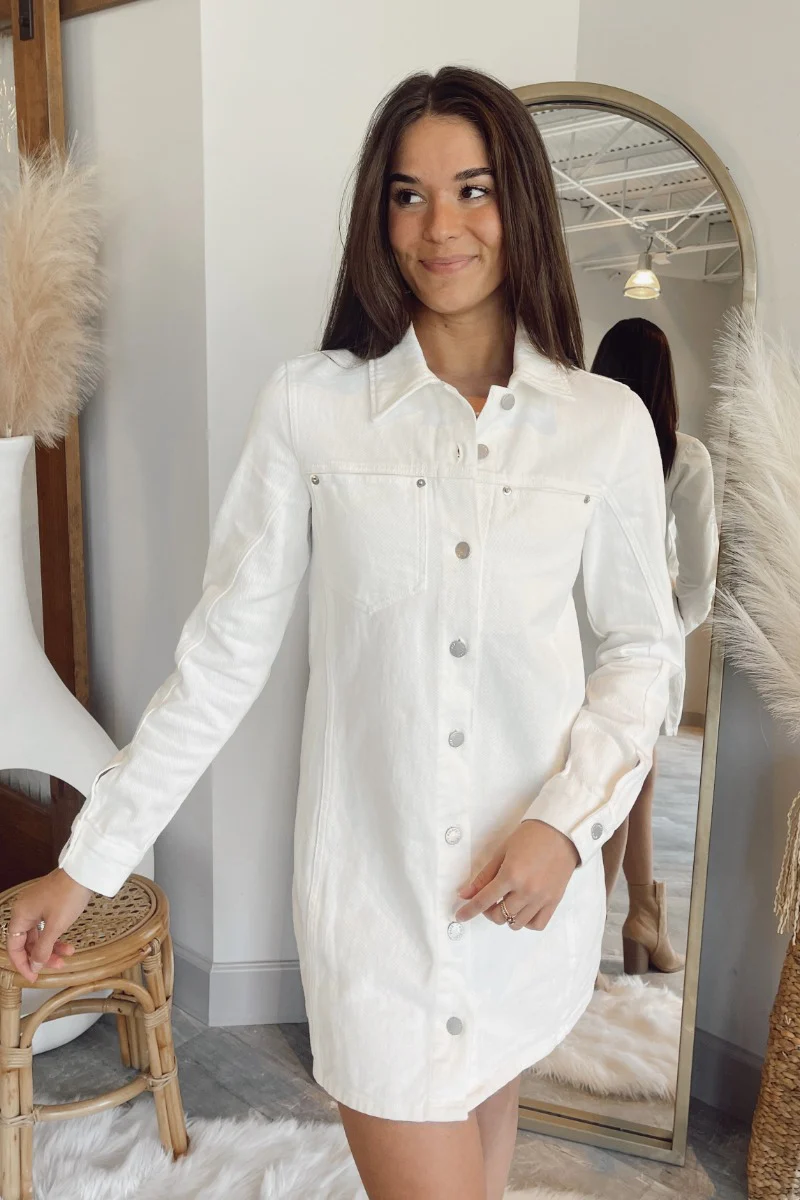 Something To Talk About Denim Dress