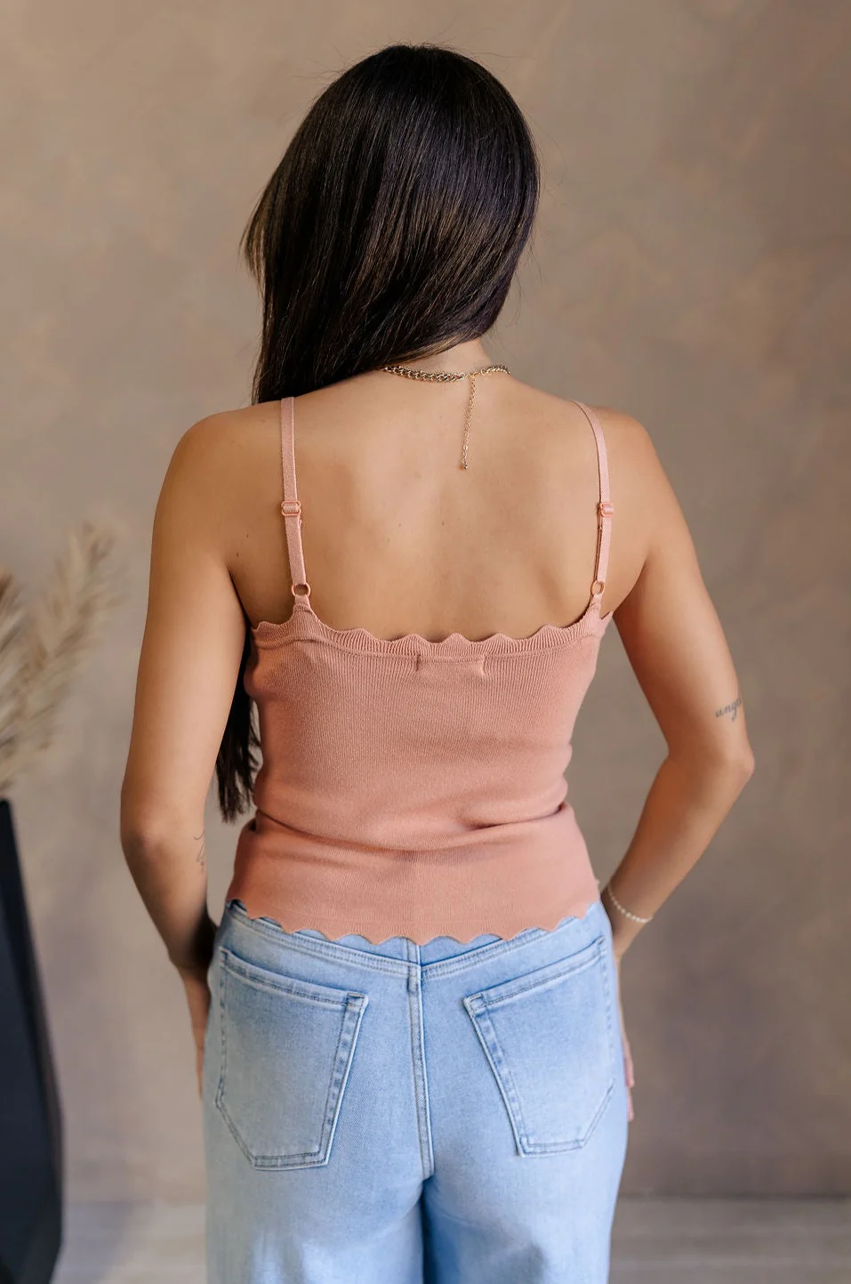 Sophia Scalloped Sleeveles Tank - Image 14