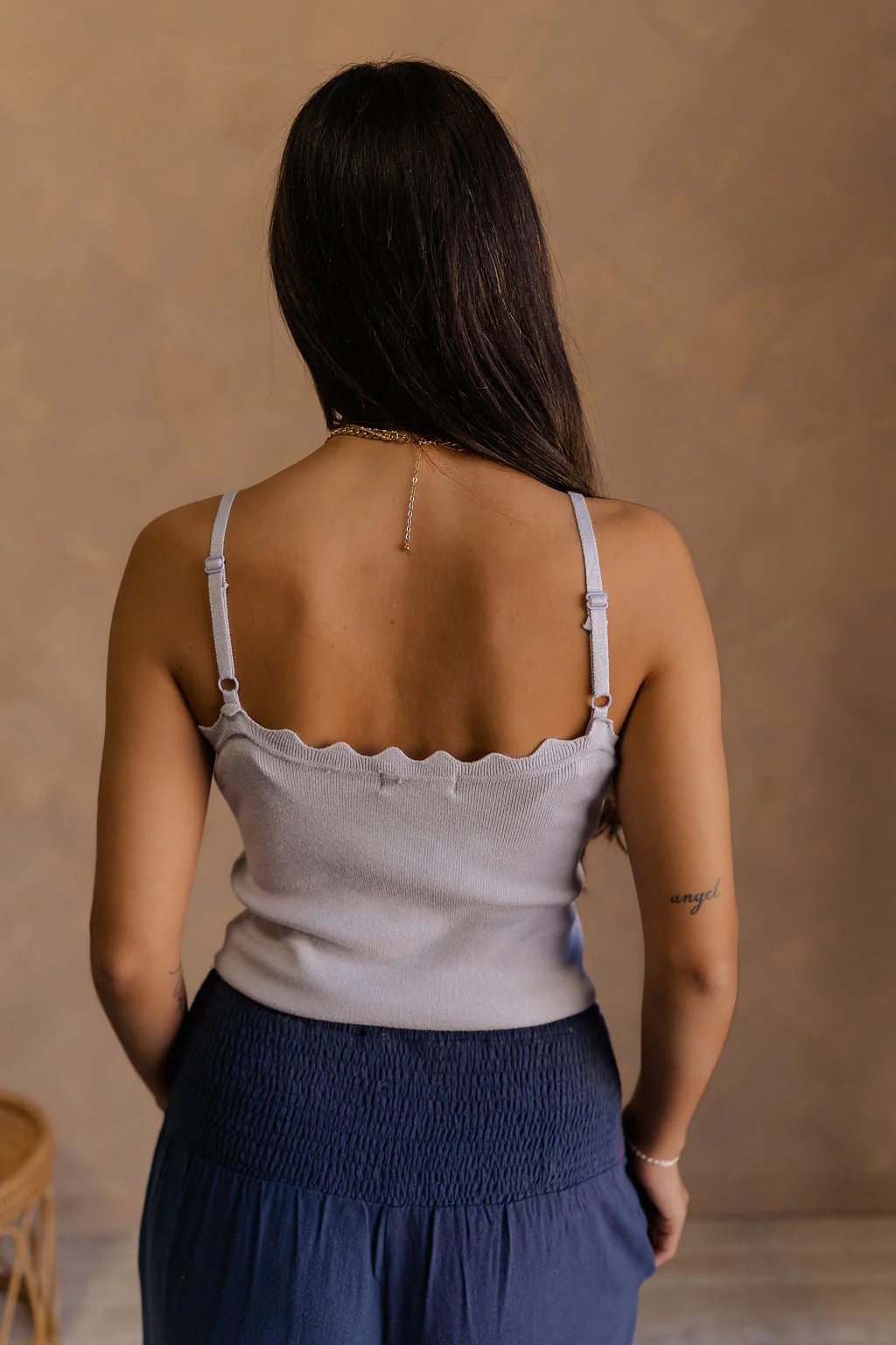 Sophia Scalloped Sleeveles Tank - Image 6