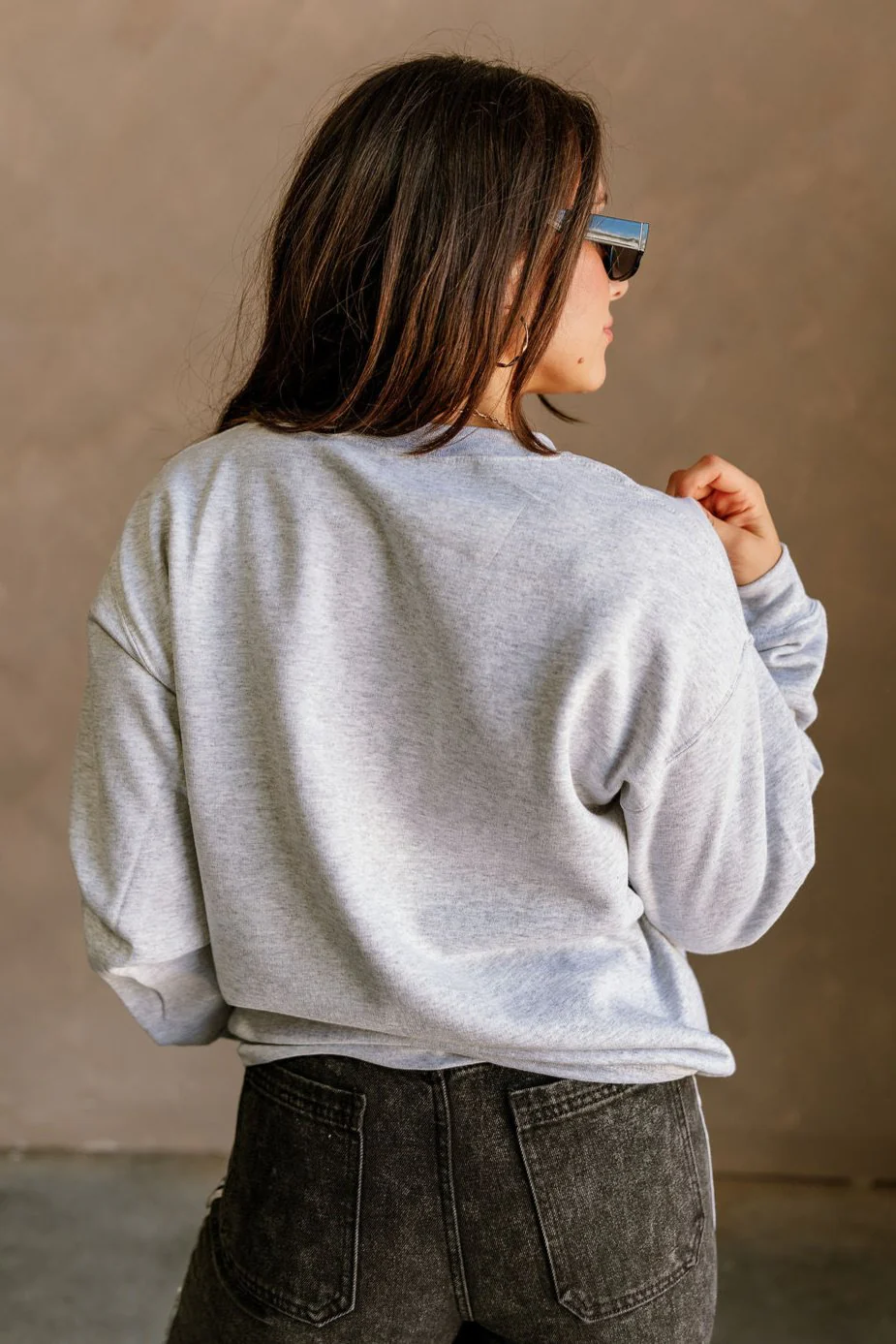 Sports Grey Crew Neck Sweatshirt - Image 6