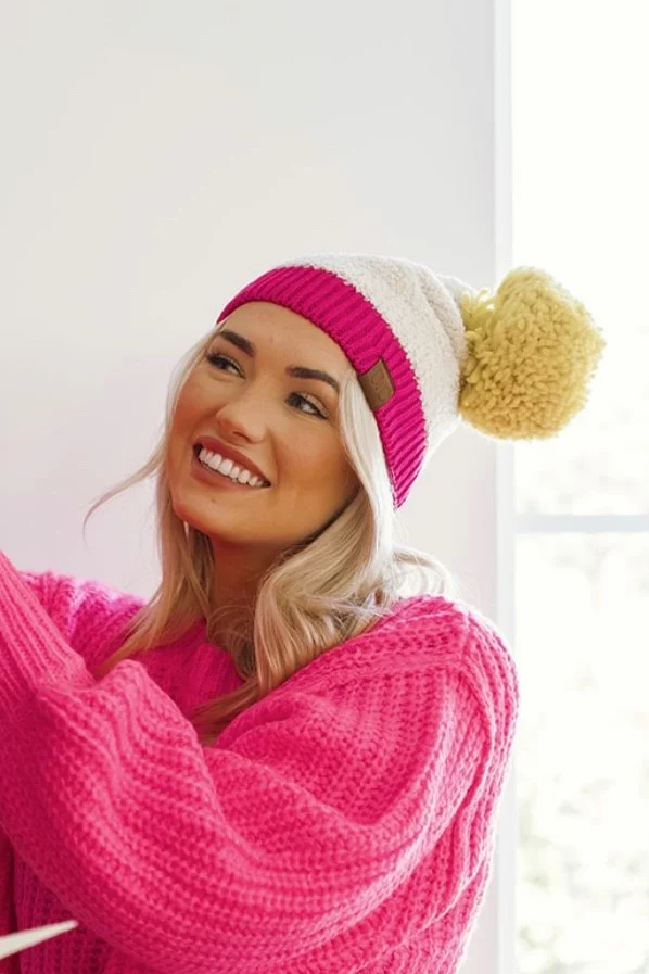 Stay Cozy Beanie in Beige - Image 3