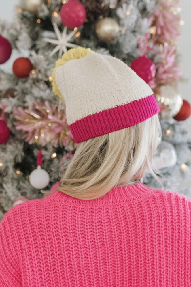 Stay Cozy Beanie in Beige - Image 4