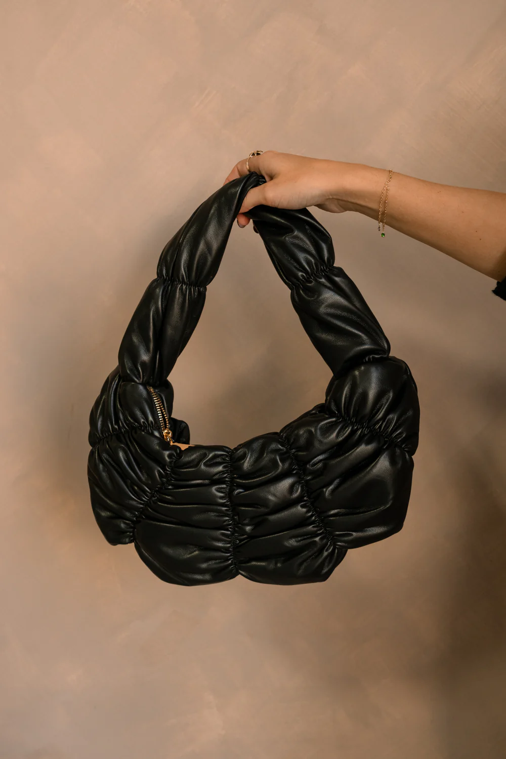 Stella Black Faux Leather Purse